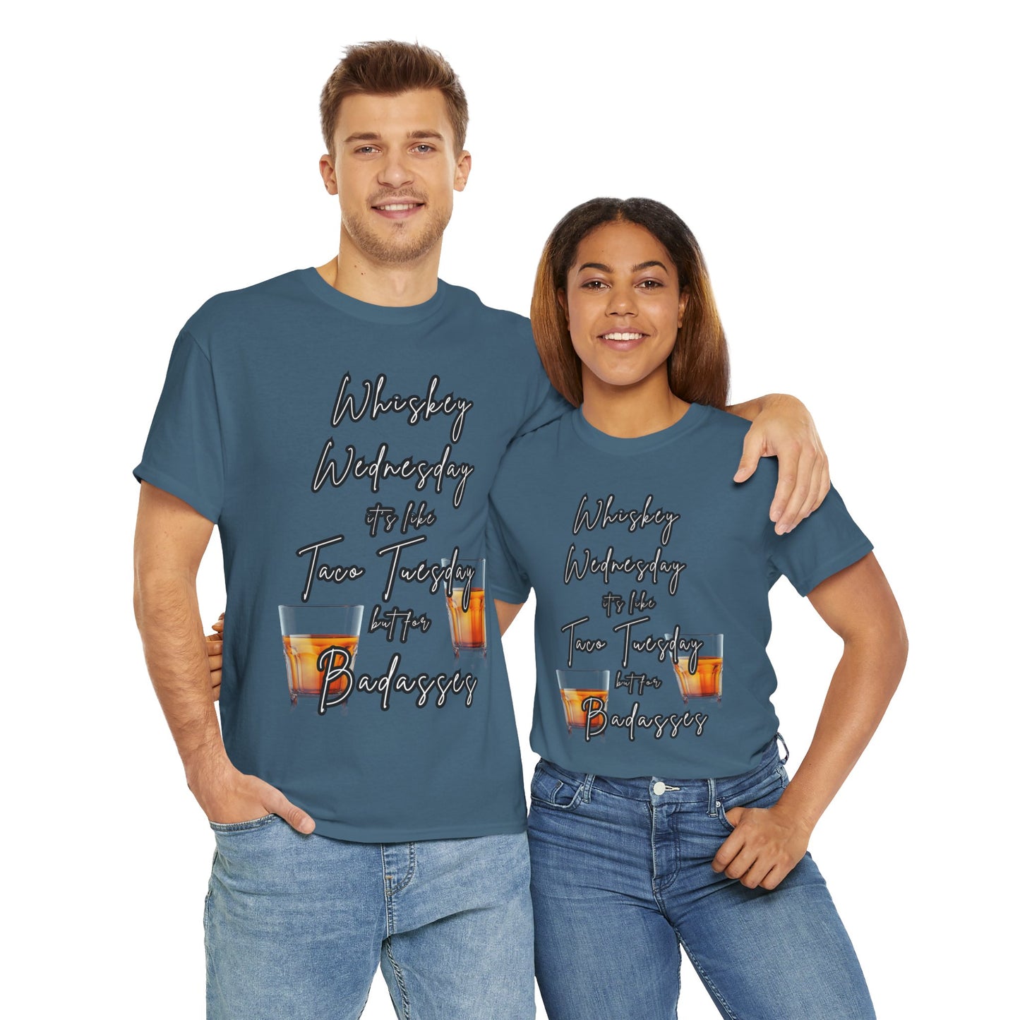Whiskey Wednesday, Unisex Heavy Cotton Tee