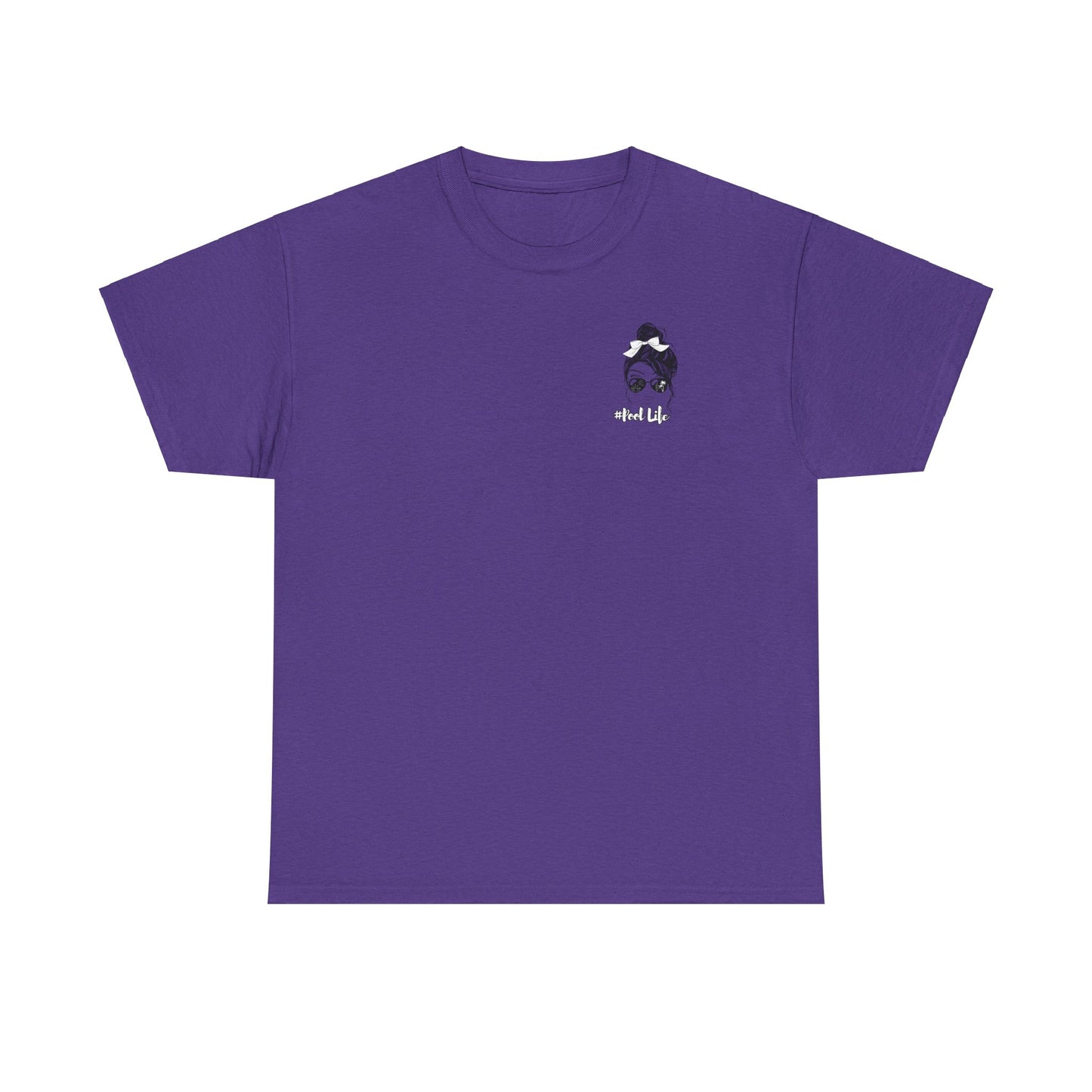 #Pool Life, Unisex Heavy Cotton Tee - Vibrant Summer Vibes