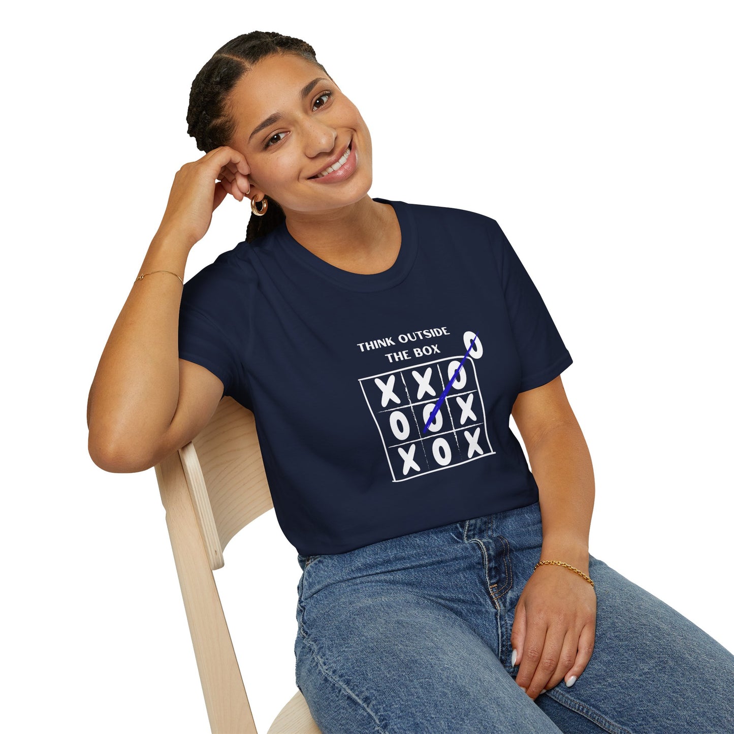Think Outside the Box Unisex T-Shirt - Creative & Motivational Graphic Tee