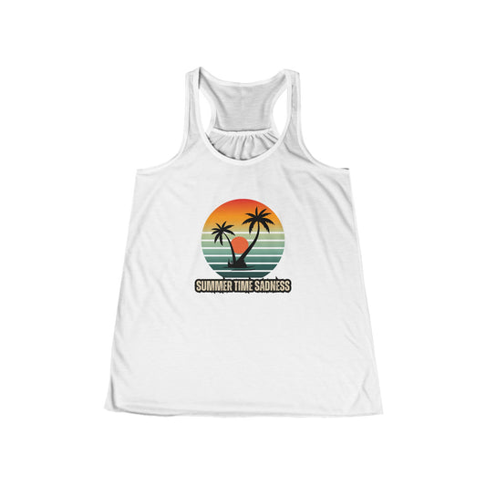 Summer Time Sadness Women's Flowing Racerback Tank