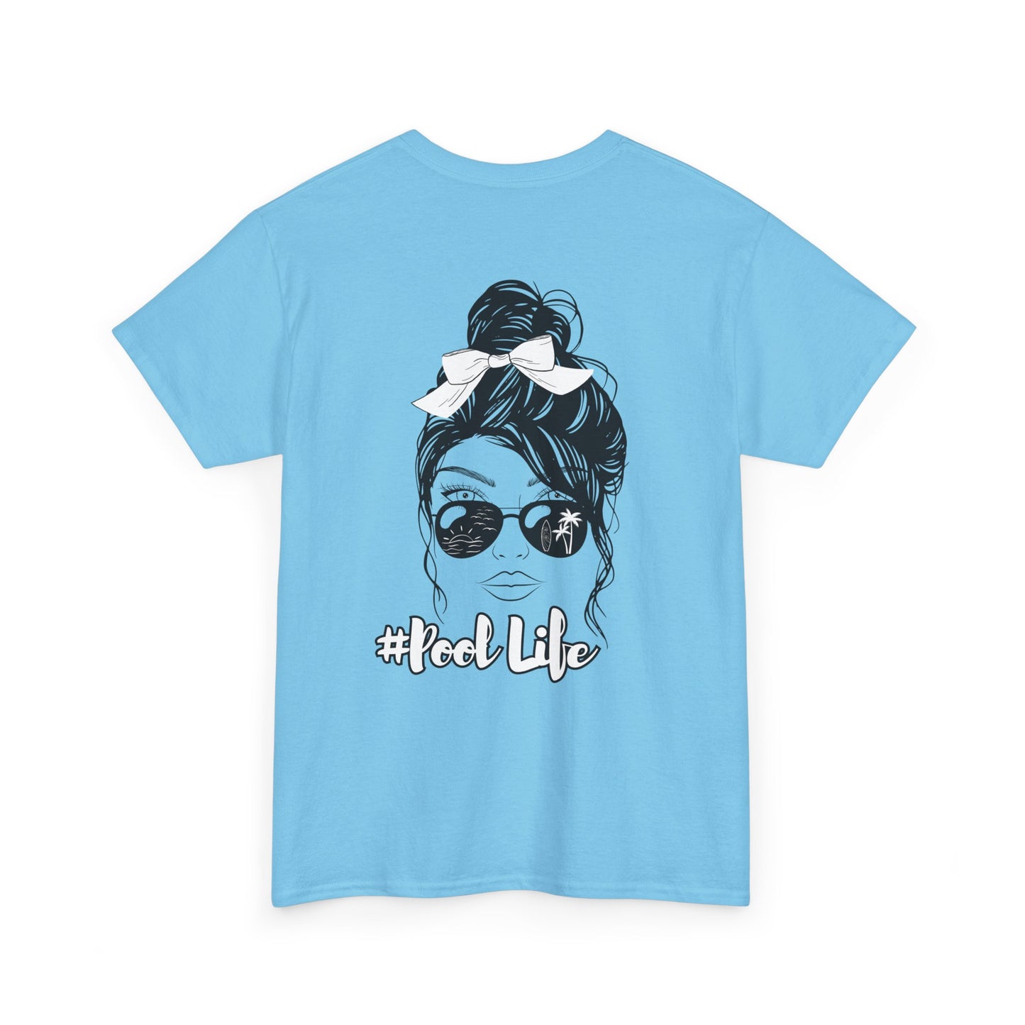 #Pool Life, Unisex Heavy Cotton Tee - Vibrant Summer Vibes