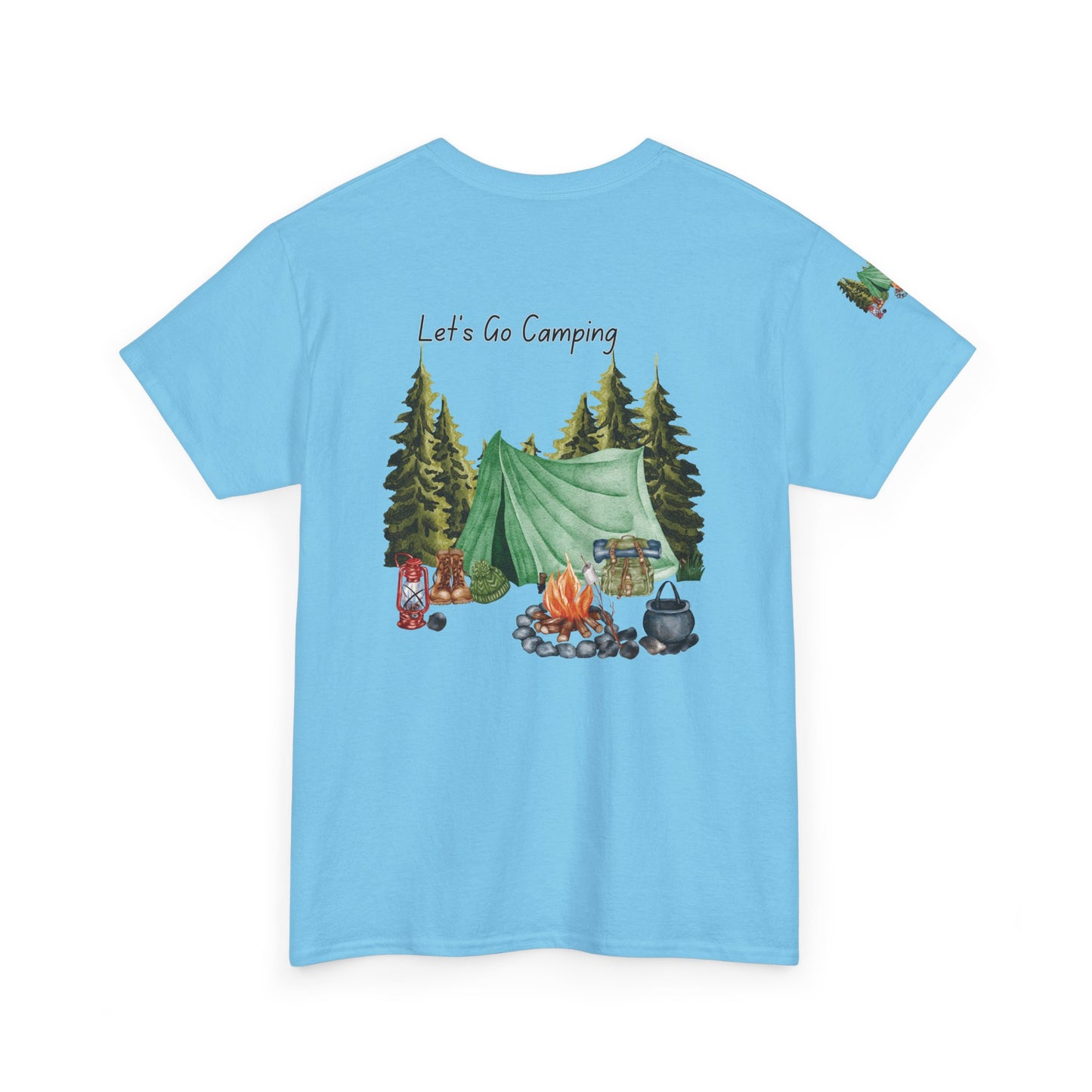 Fucking In Tents - Outdoor Adventure Camping Tee - Unisex Heavy Cotton Shirt with Nature Design