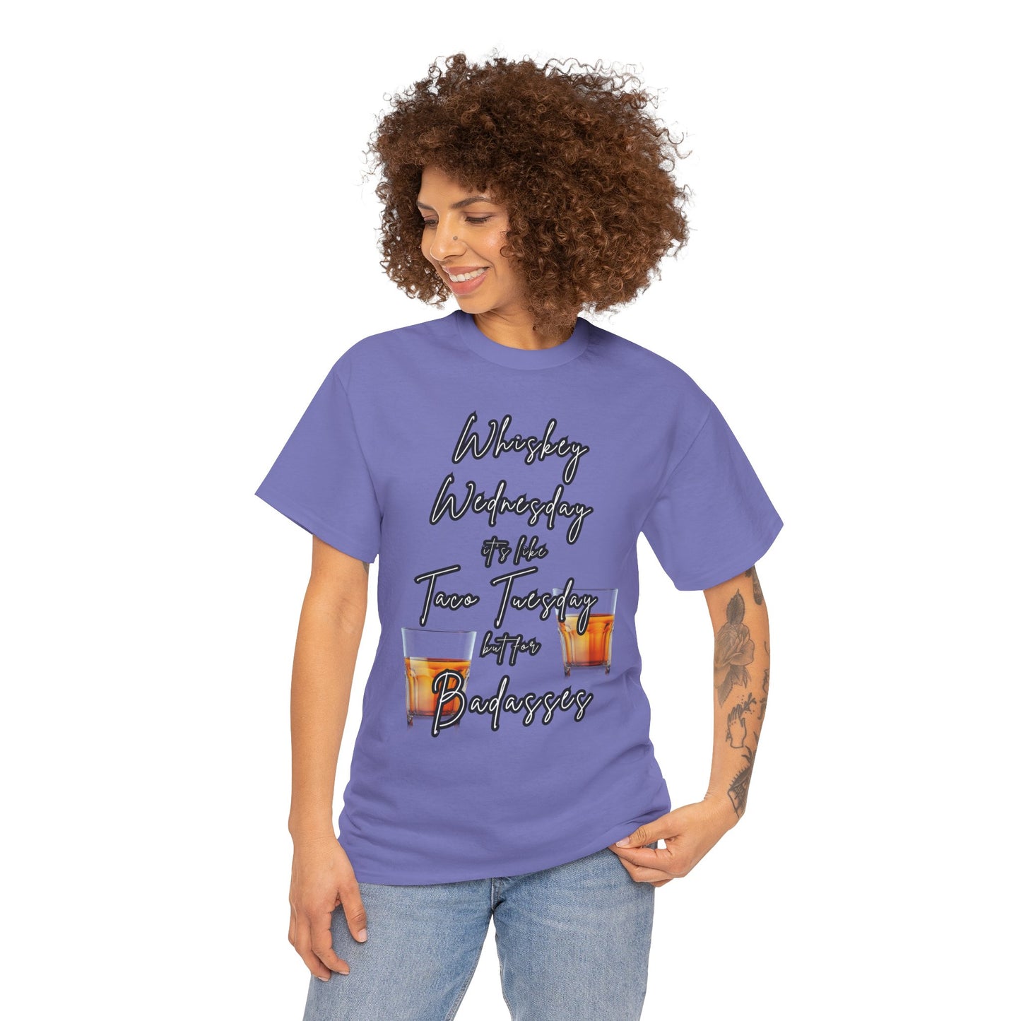 Whiskey Wednesday, Unisex Heavy Cotton Tee