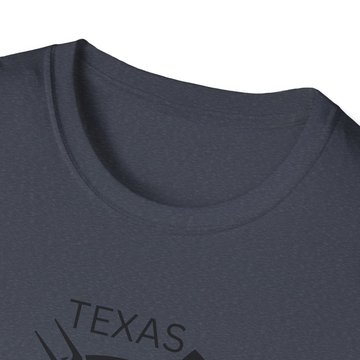 BBQ Lovers Unisex Softstyle T-Shirt - Texas 'We Smoke Outside' Design