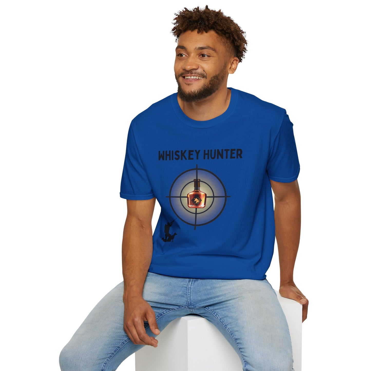 Whiskey Hunter Unisex Softstyle T-Shirt - For Hunting Enthusiasts