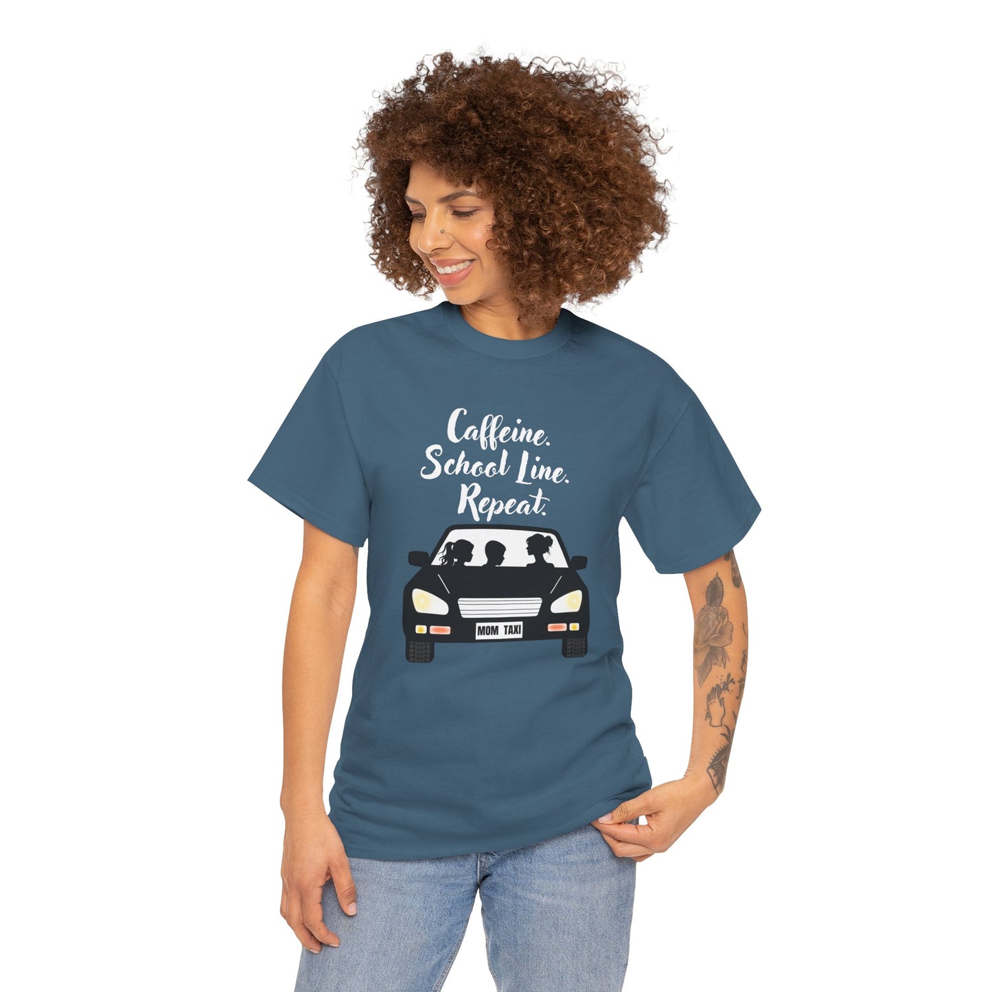 Retro Car Ride Unisex Heavy Cotton Tee - Fun Adventure Graphic Tee