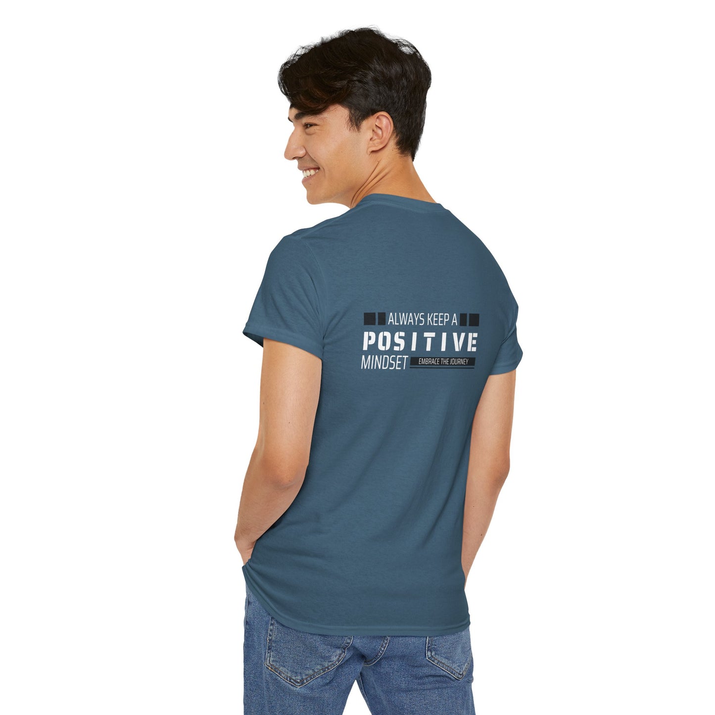 Positive Mindset Unisex Heavy Cotton Tee - Inspiring Daily Wear