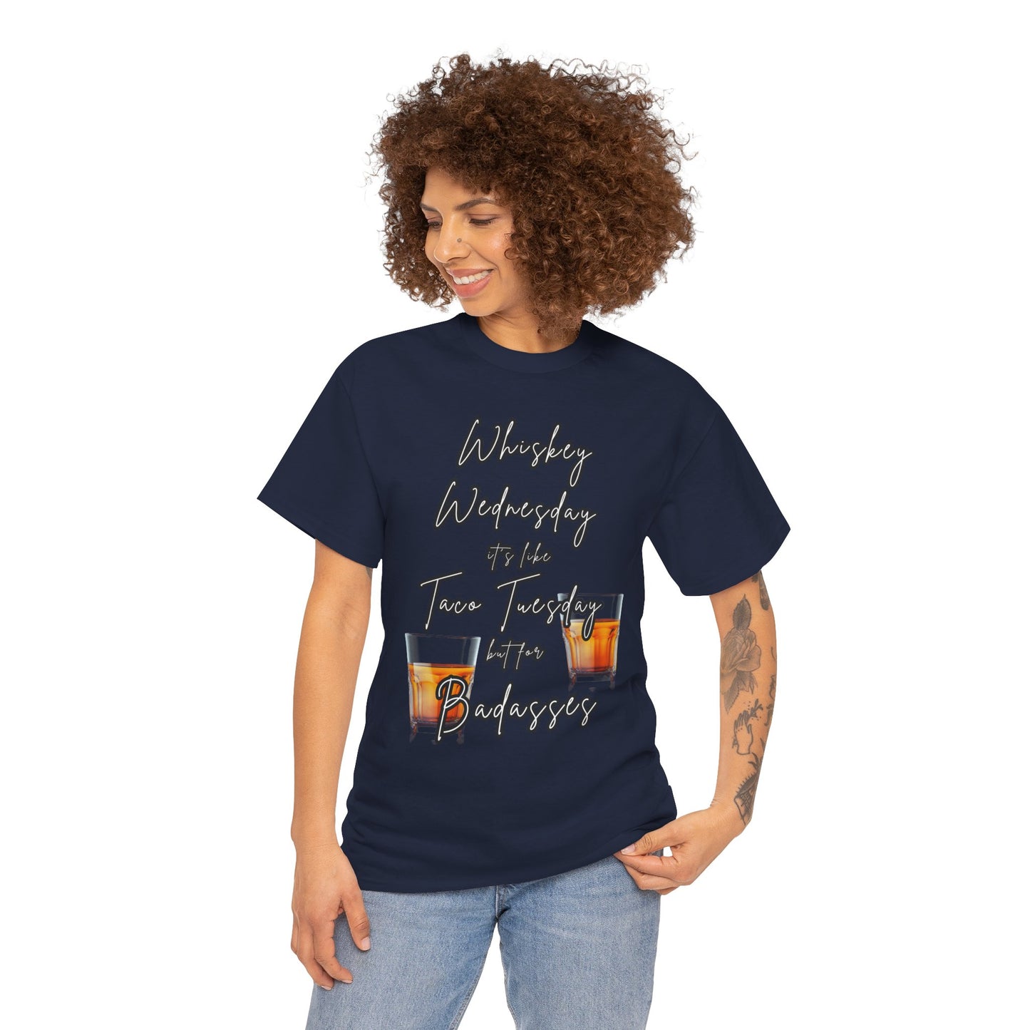 Whiskey Wednesday, Unisex Heavy Cotton Tee