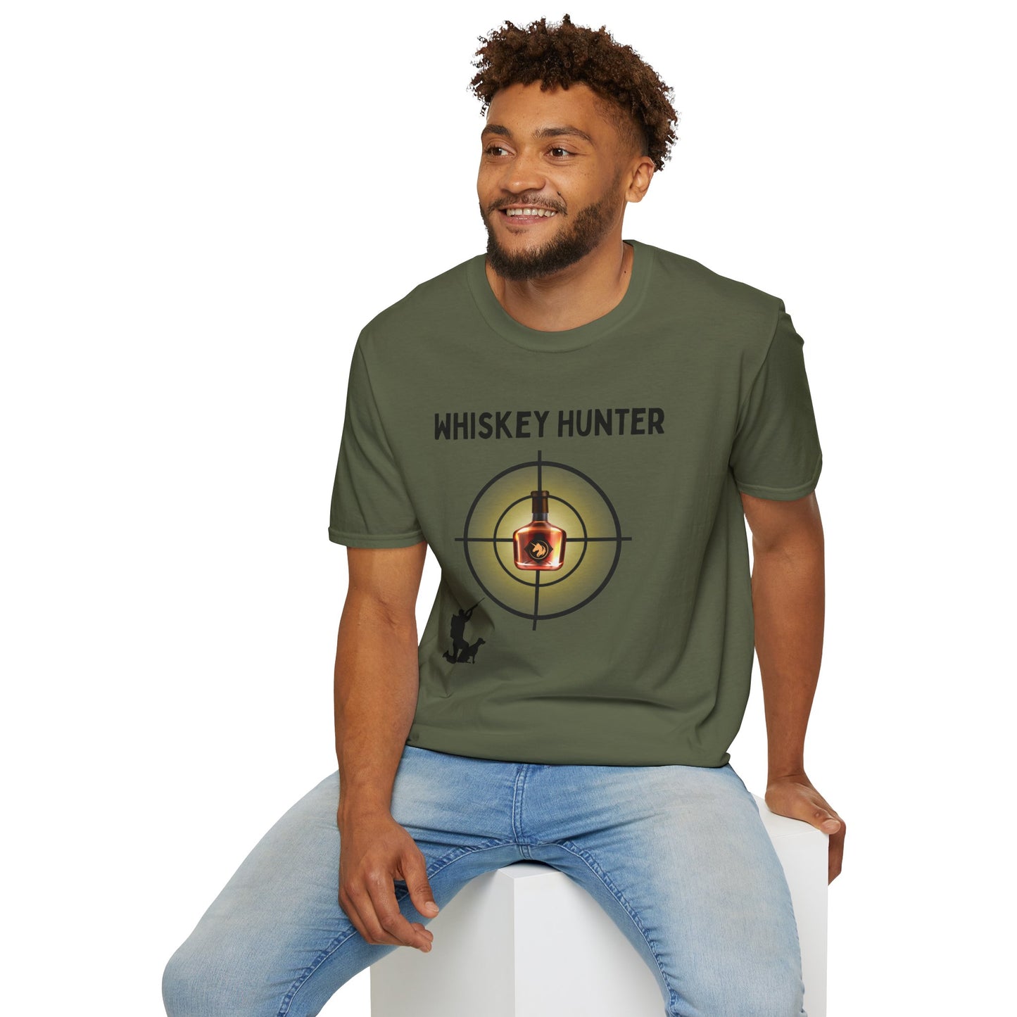 Whiskey Hunter Unisex Softstyle T-Shirt - For Hunting Enthusiasts
