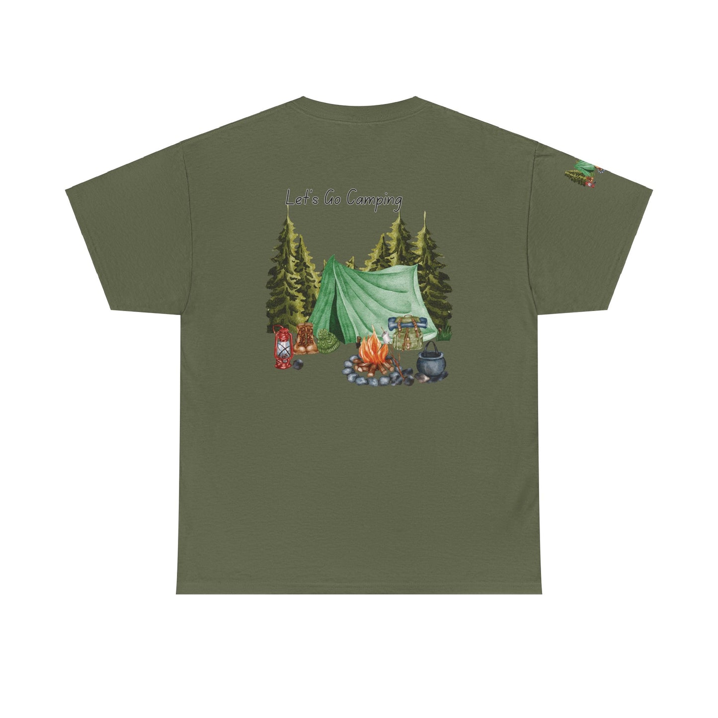 Fucking In Tents - Outdoor Adventure Camping Tee - Unisex Heavy Cotton Shirt with Nature Design