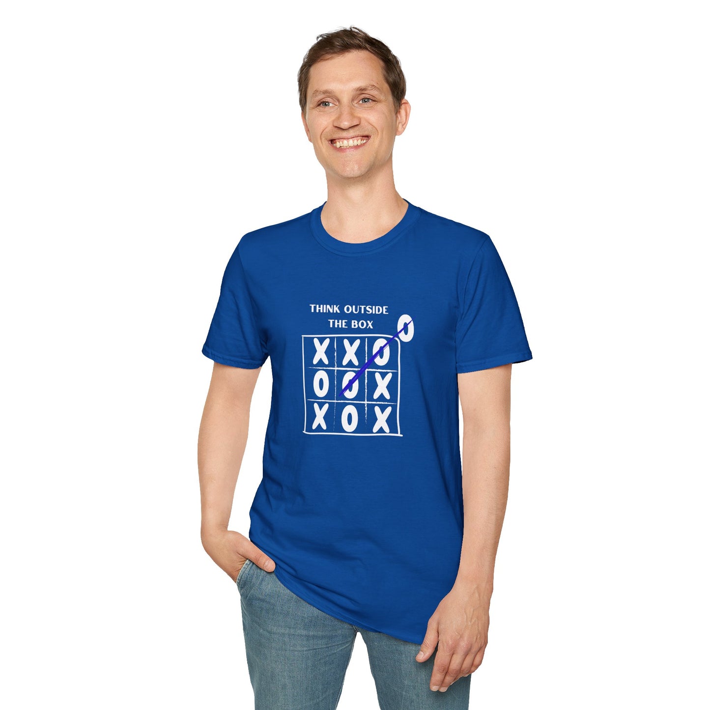 Think Outside the Box Unisex T-Shirt - Creative & Motivational Graphic Tee