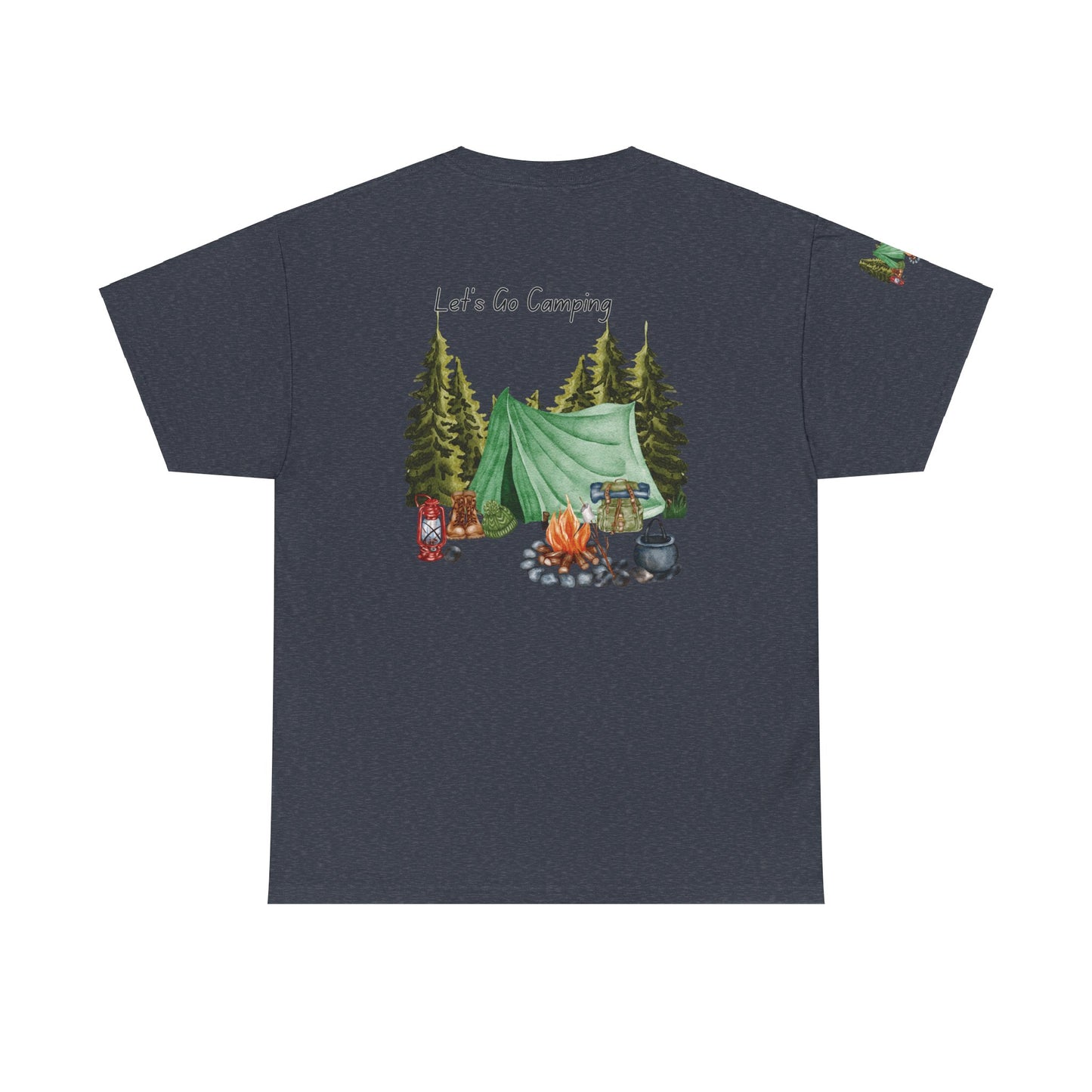 Fucking In Tents - Outdoor Adventure Camping Tee - Unisex Heavy Cotton Shirt with Nature Design