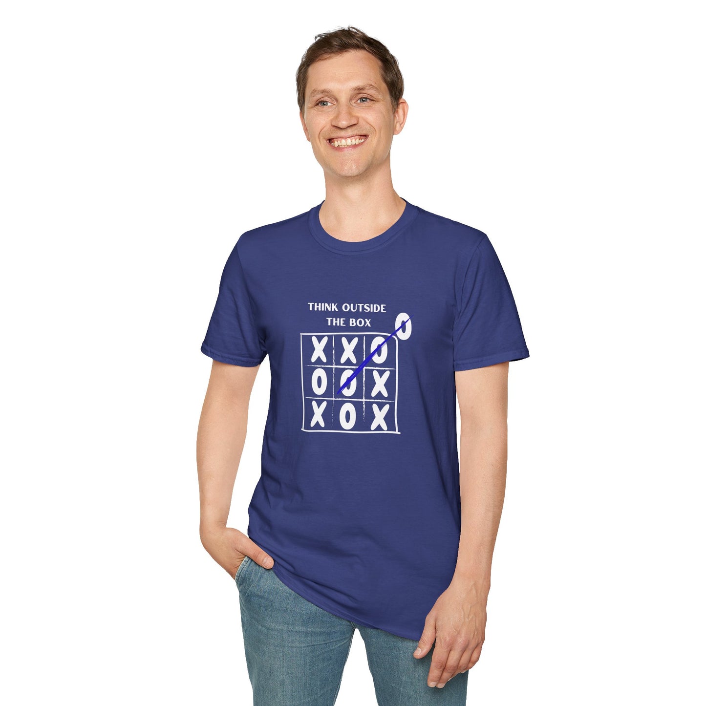 Think Outside the Box Unisex T-Shirt - Creative & Motivational Graphic Tee