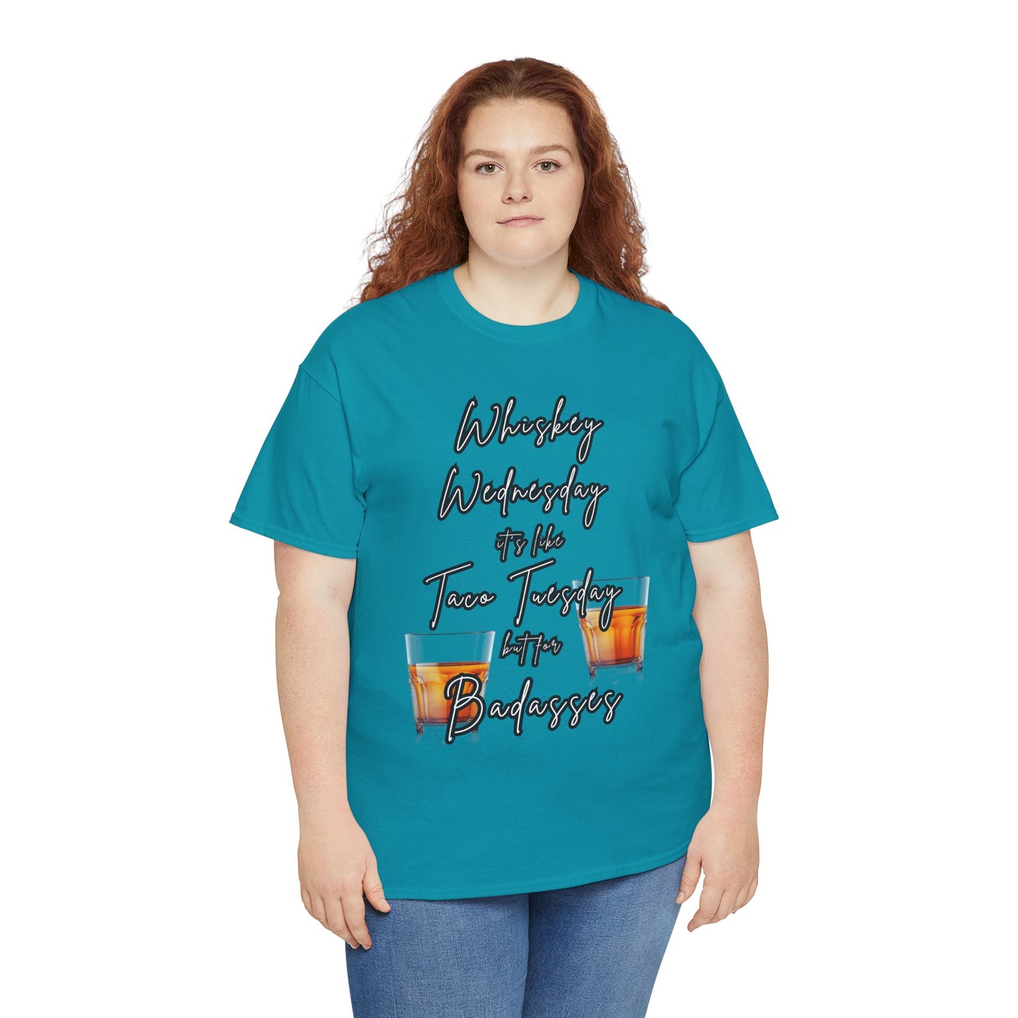 Whiskey Wednesday, Unisex Heavy Cotton Tee