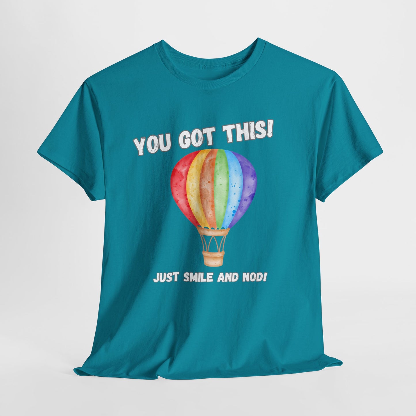 Inspirational Hot Air Balloon Tee - "You Got This!"