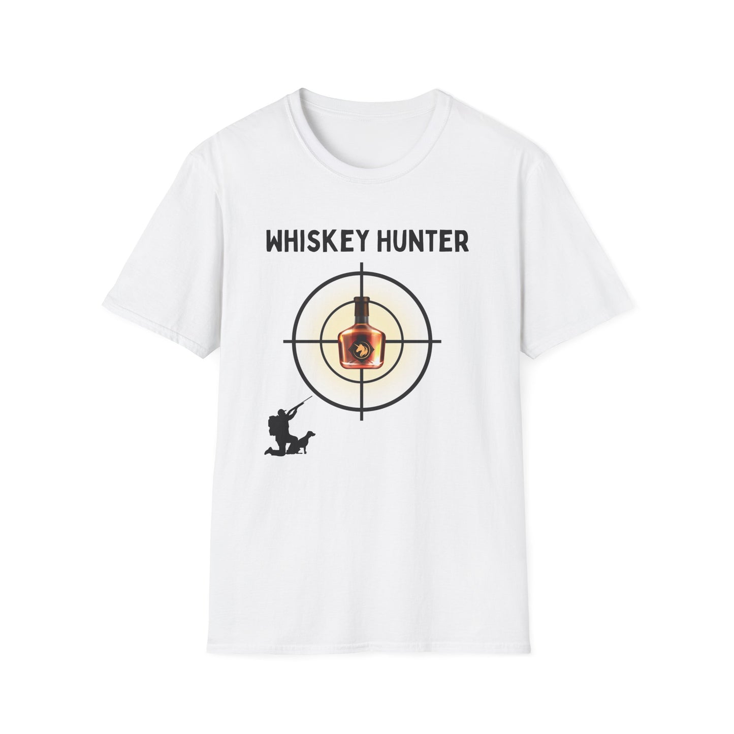 Whiskey Hunter Unisex Softstyle T-Shirt - For Hunting Enthusiasts