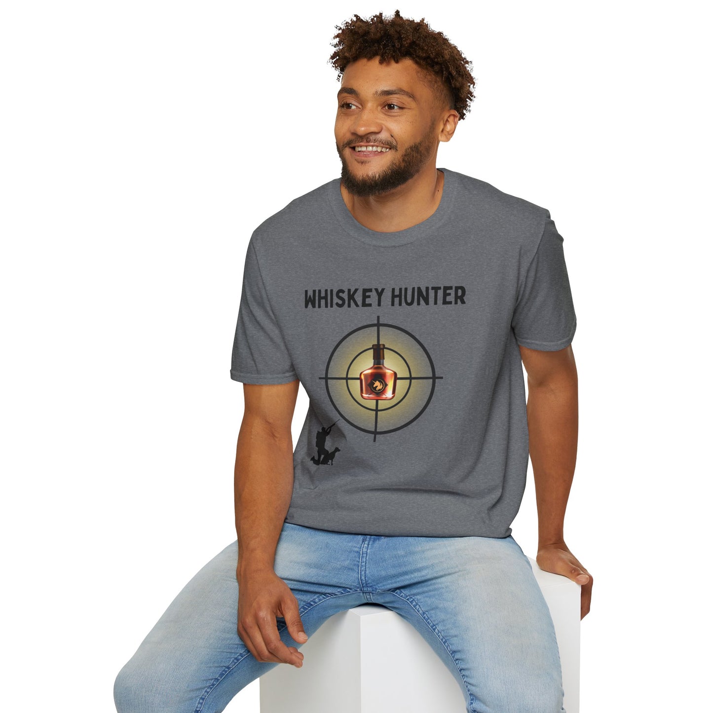 Whiskey Hunter Unisex Softstyle T-Shirt - For Hunting Enthusiasts