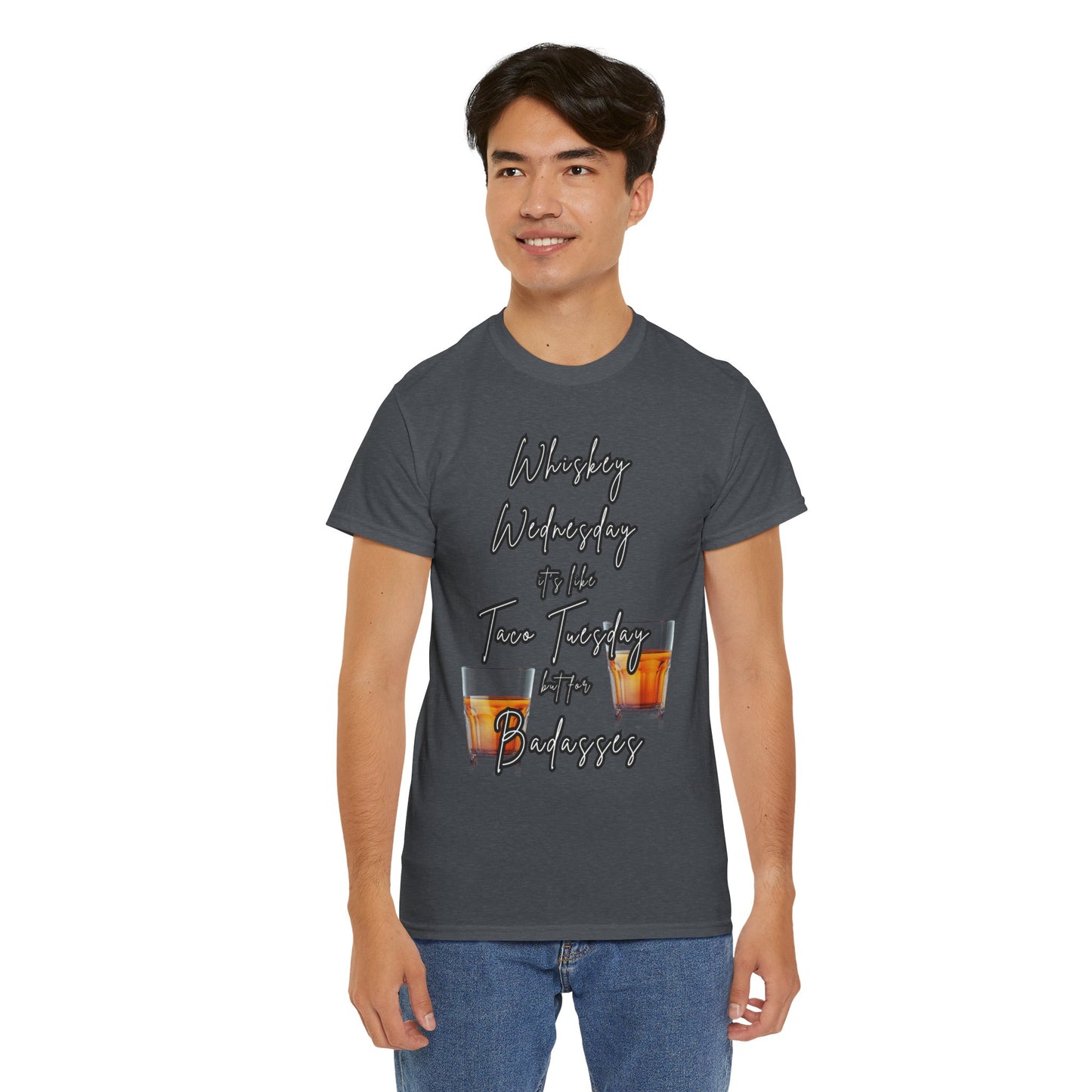 Whiskey Wednesday, Unisex Heavy Cotton Tee