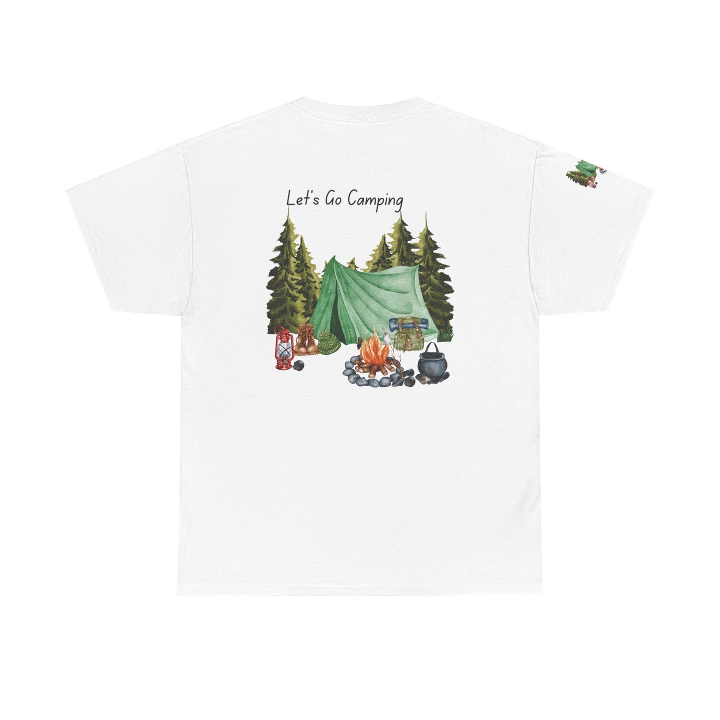 Fucking In Tents - Outdoor Adventure Camping Tee - Unisex Heavy Cotton Shirt with Nature Design