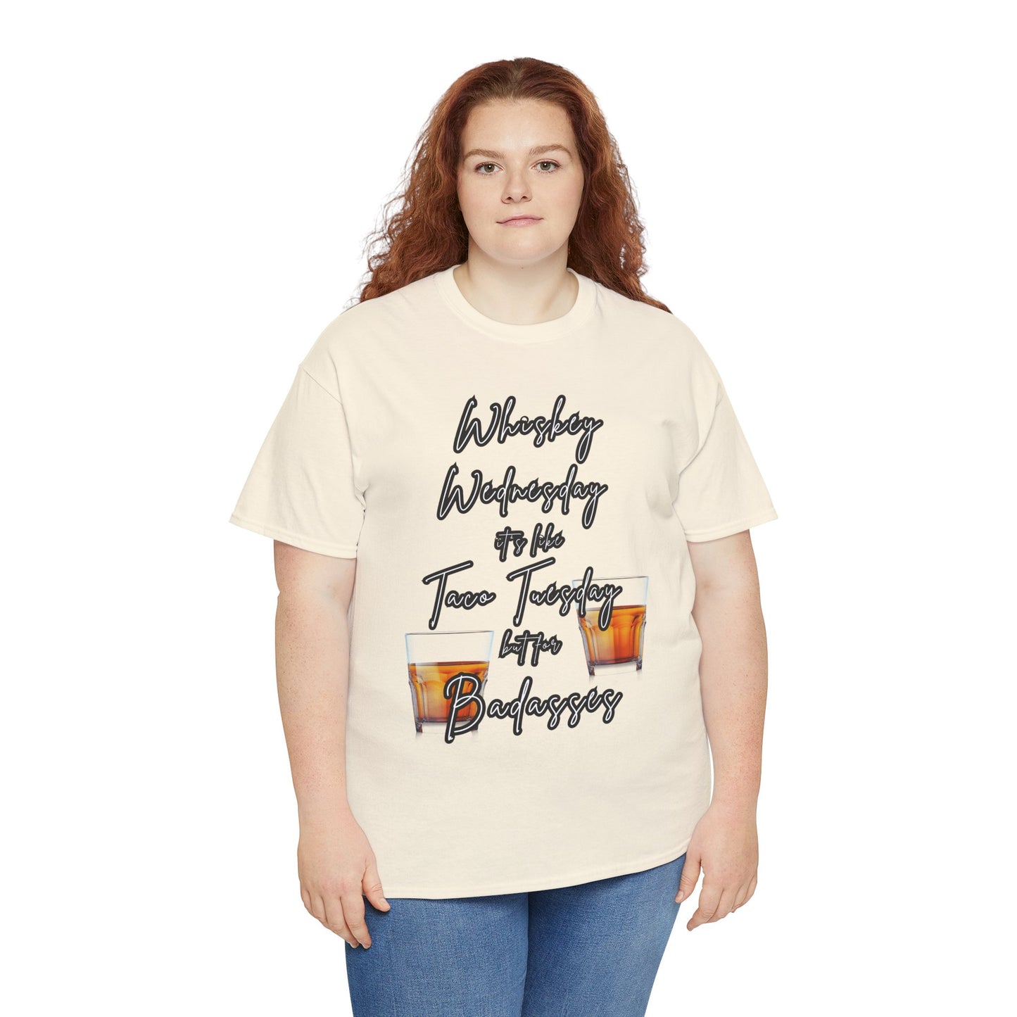 Whiskey Wednesday, Unisex Heavy Cotton Tee