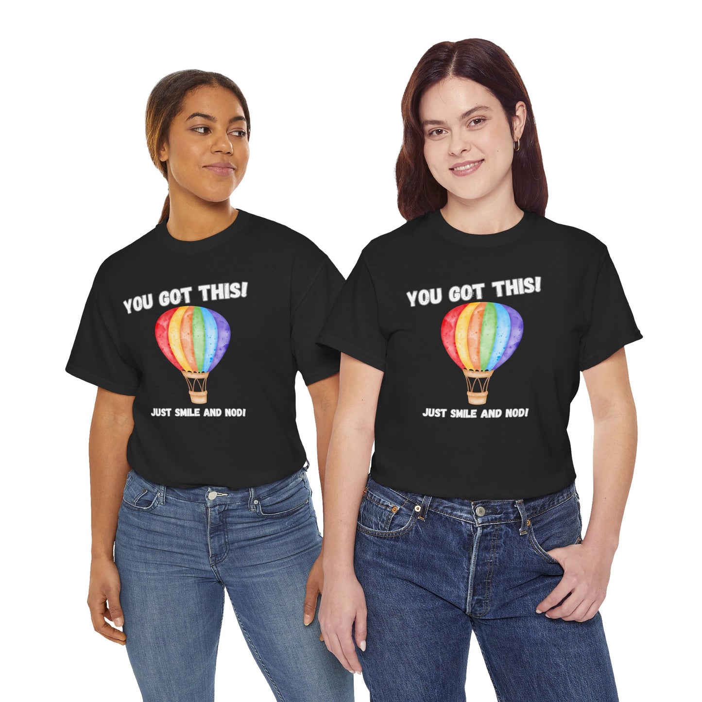 Inspirational Hot Air Balloon Tee - "You Got This!"
