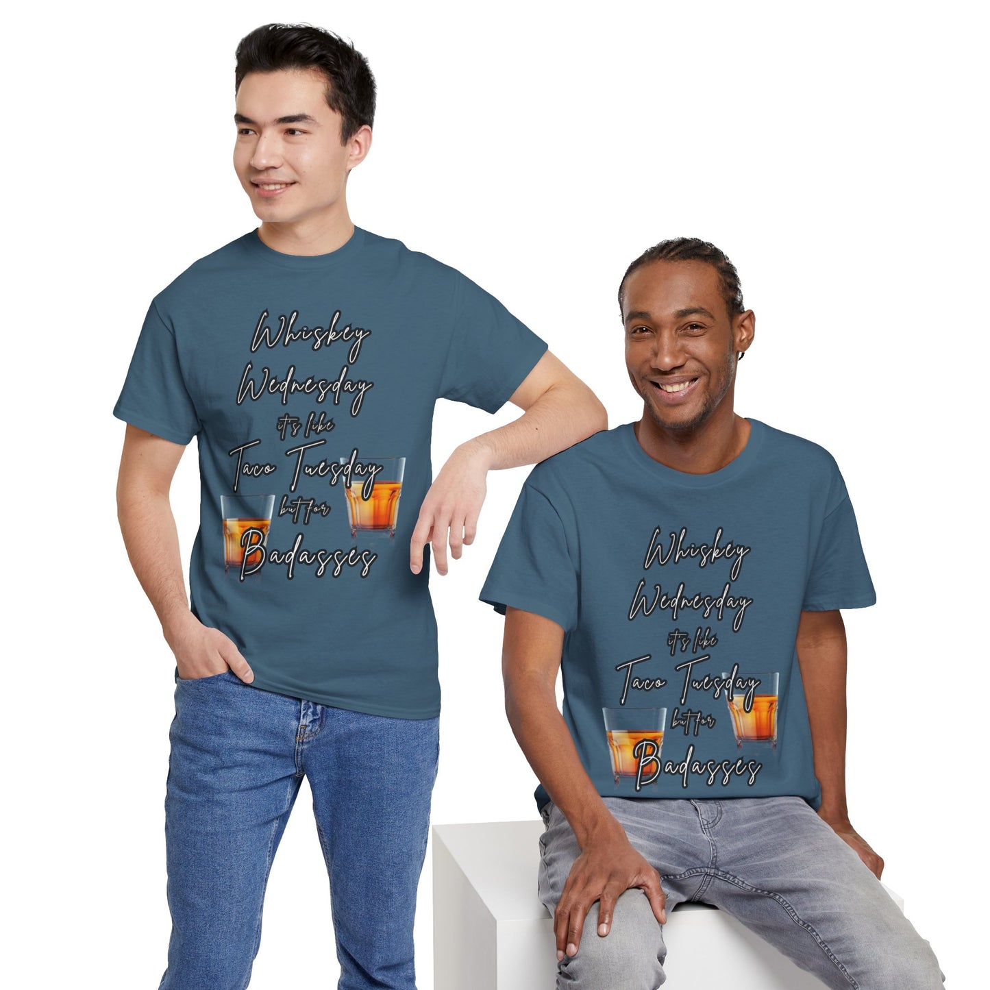 Whiskey Wednesday, Unisex Heavy Cotton Tee