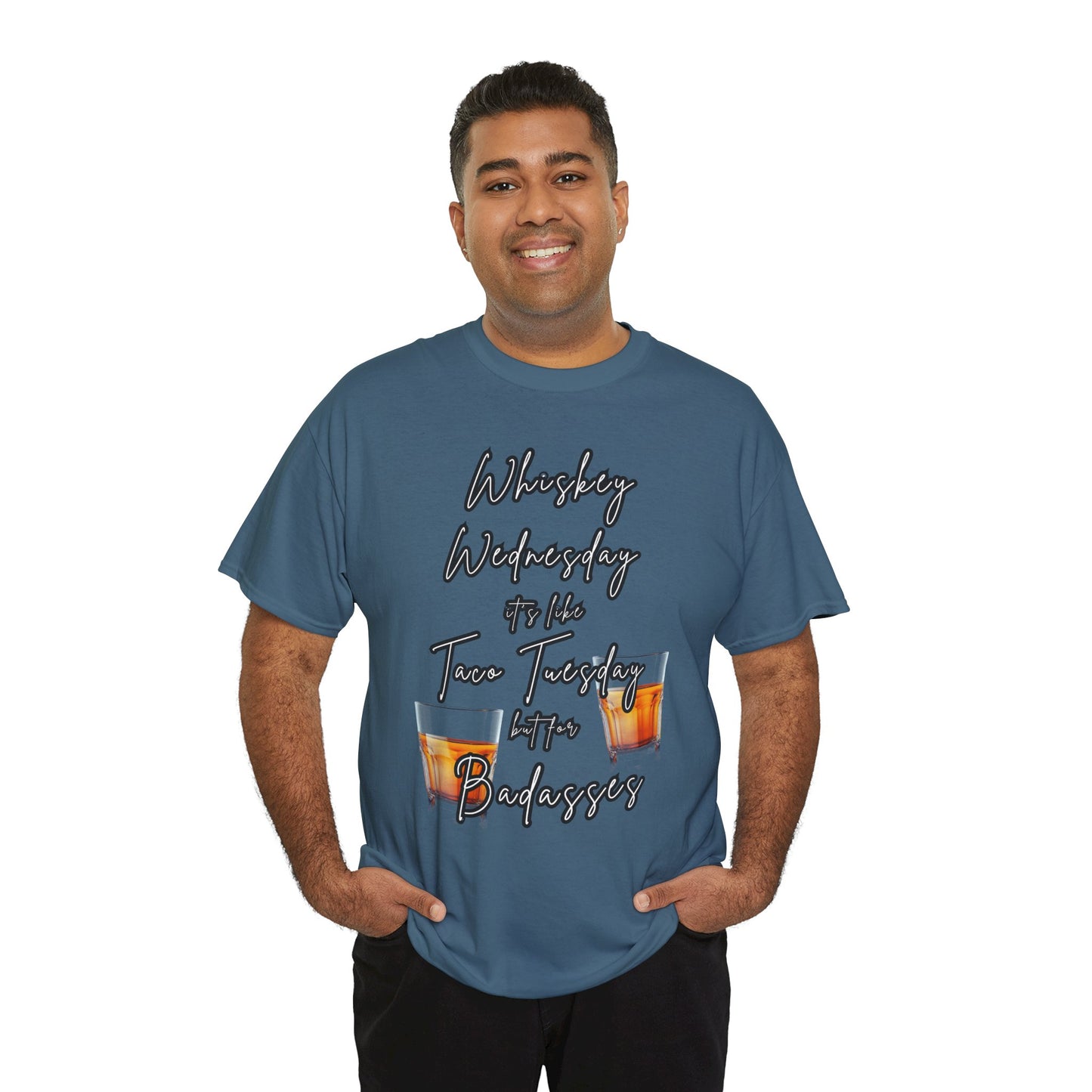 Whiskey Wednesday, Unisex Heavy Cotton Tee