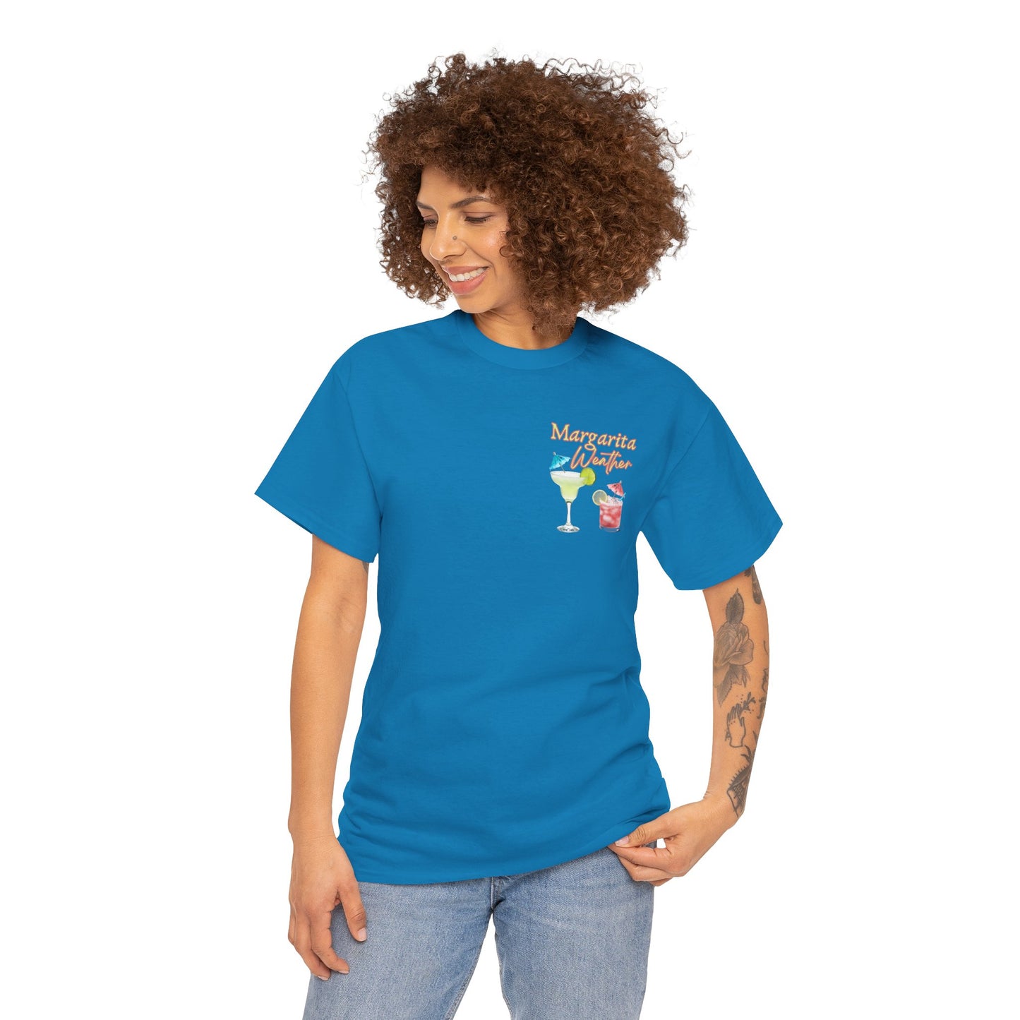 Margarita Vibe Unisex Heavy Cotton Tee, Perfect for Summer Gatherings, Beach Days, Birthday Celebrations, Drink Lovers, Casual Wear