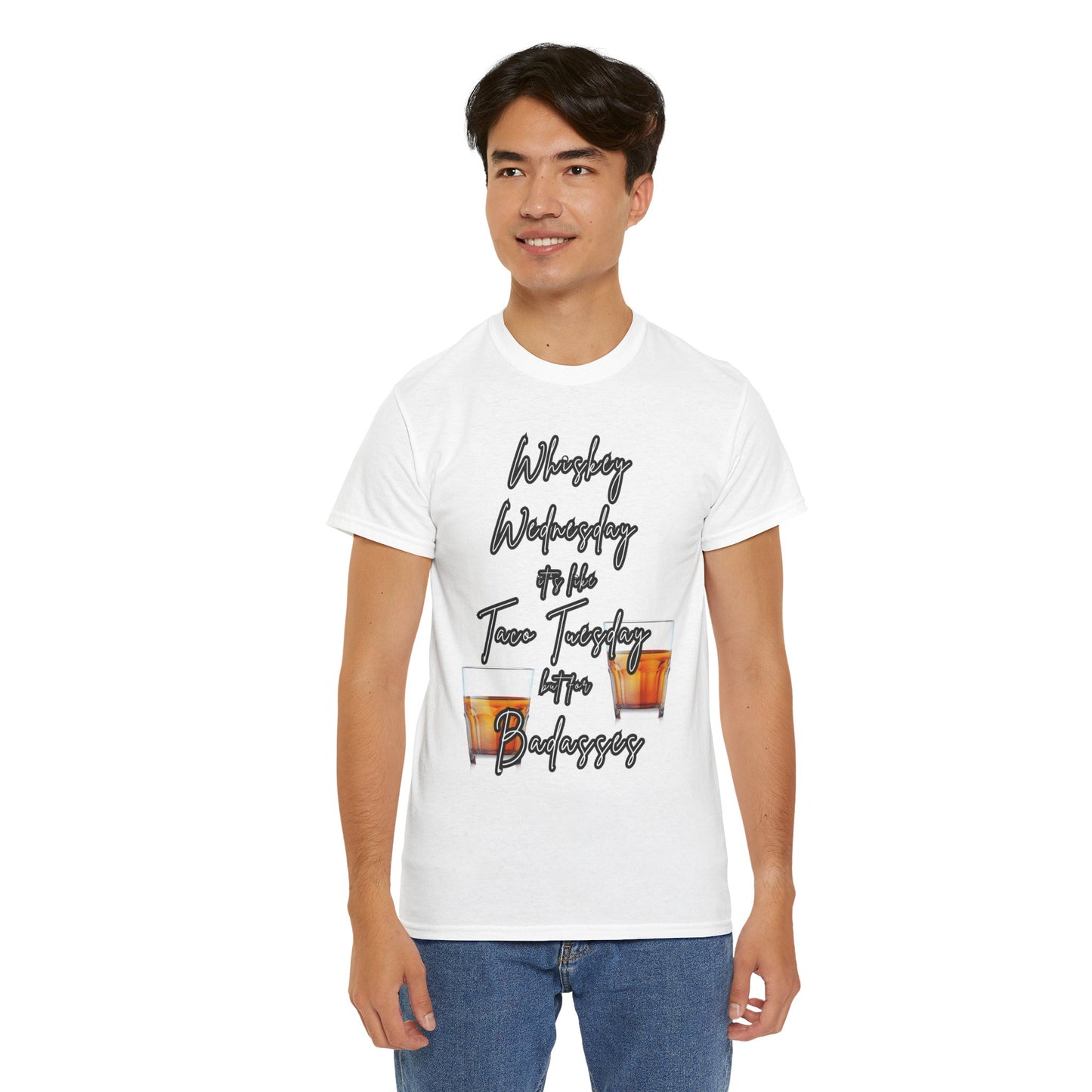 Whiskey Wednesday, Unisex Heavy Cotton Tee