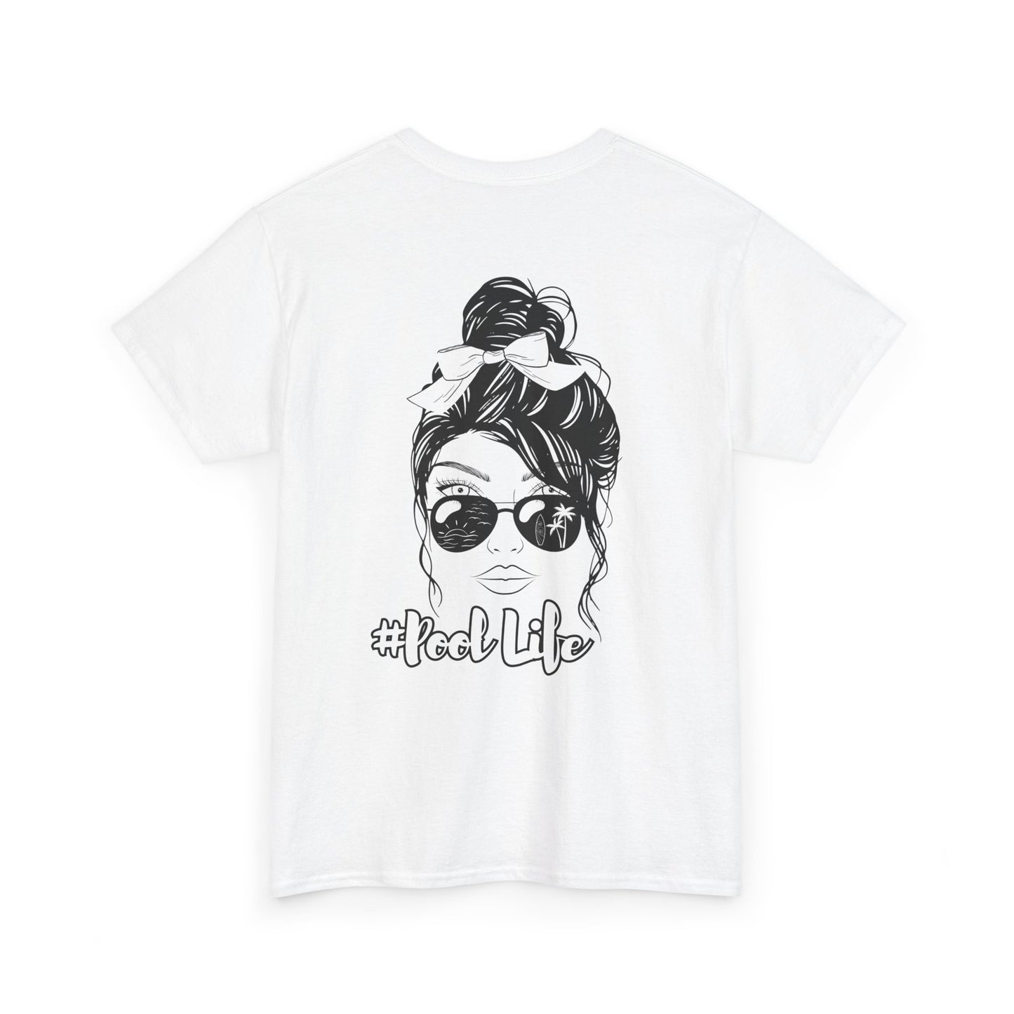 #Pool Life, Unisex Heavy Cotton Tee - Vibrant Summer Vibes