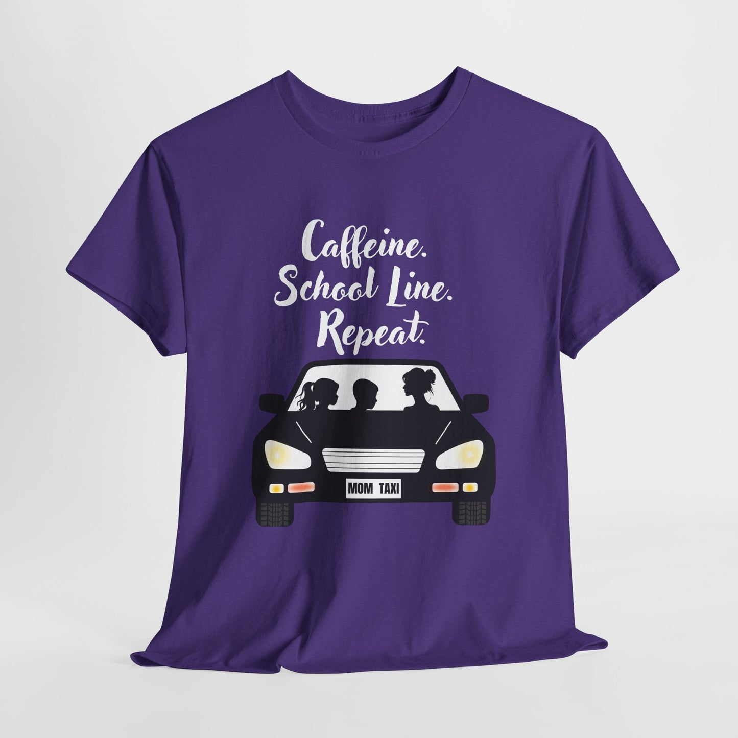 Retro Car Ride Unisex Heavy Cotton Tee - Fun Adventure Graphic Tee