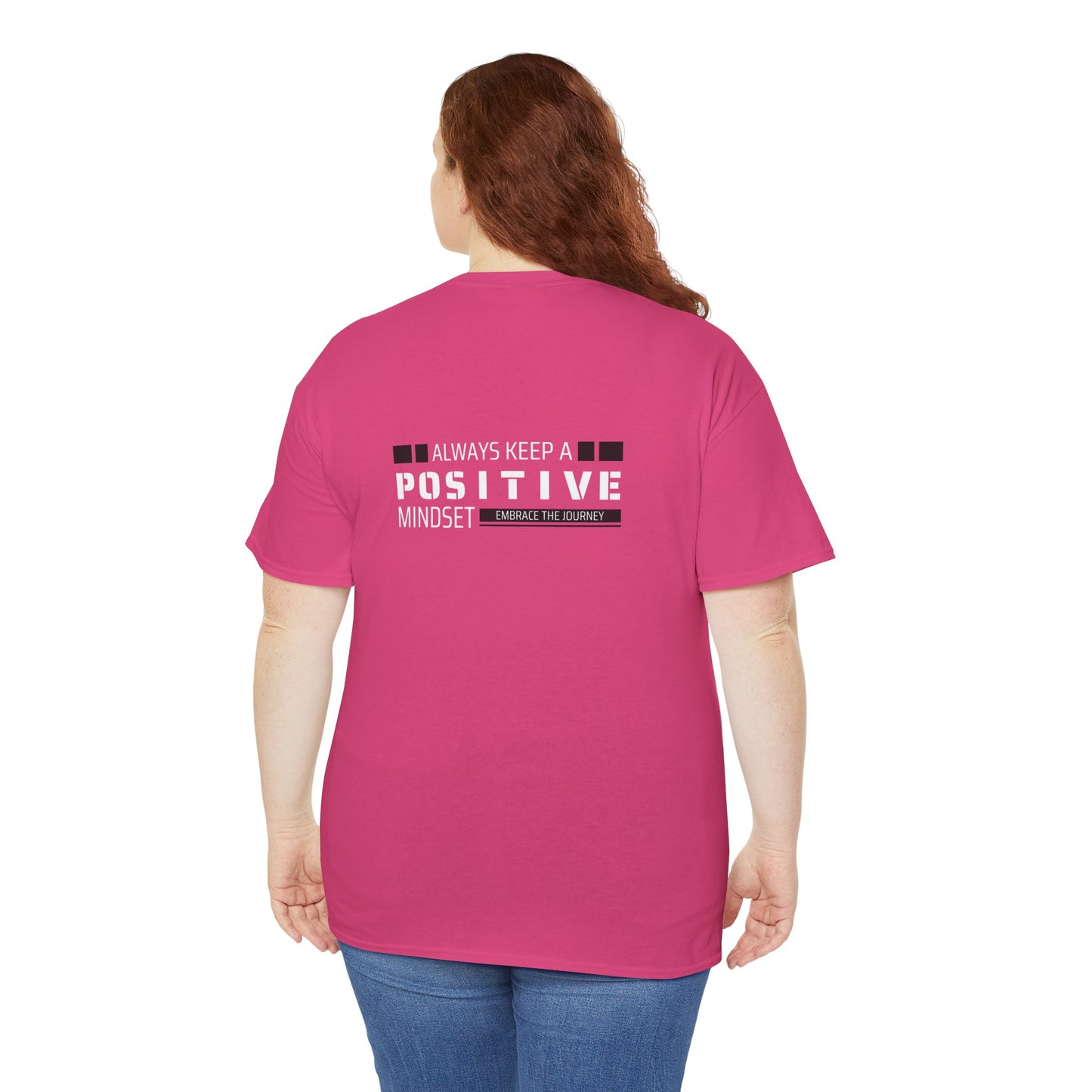 Positive Mindset Unisex Heavy Cotton Tee - Inspiring Daily Wear