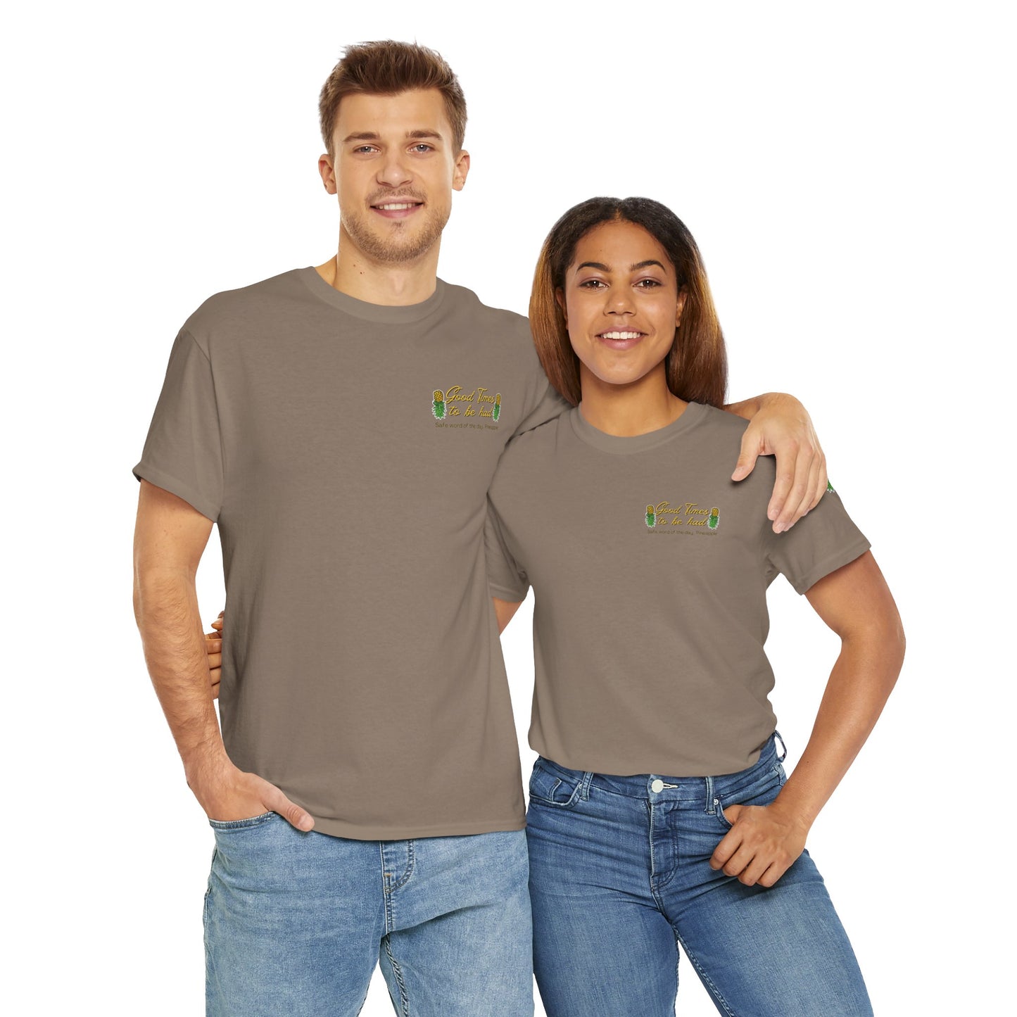 Pineapple Graphic Unisex Heavy Cotton Tee - "Good Times to be Had" & "Get Your Freak On"