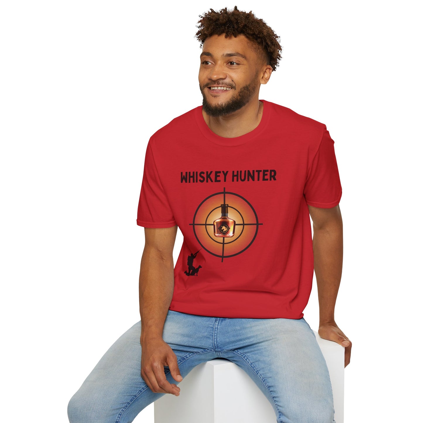Whiskey Hunter Unisex Softstyle T-Shirt - For Hunting Enthusiasts