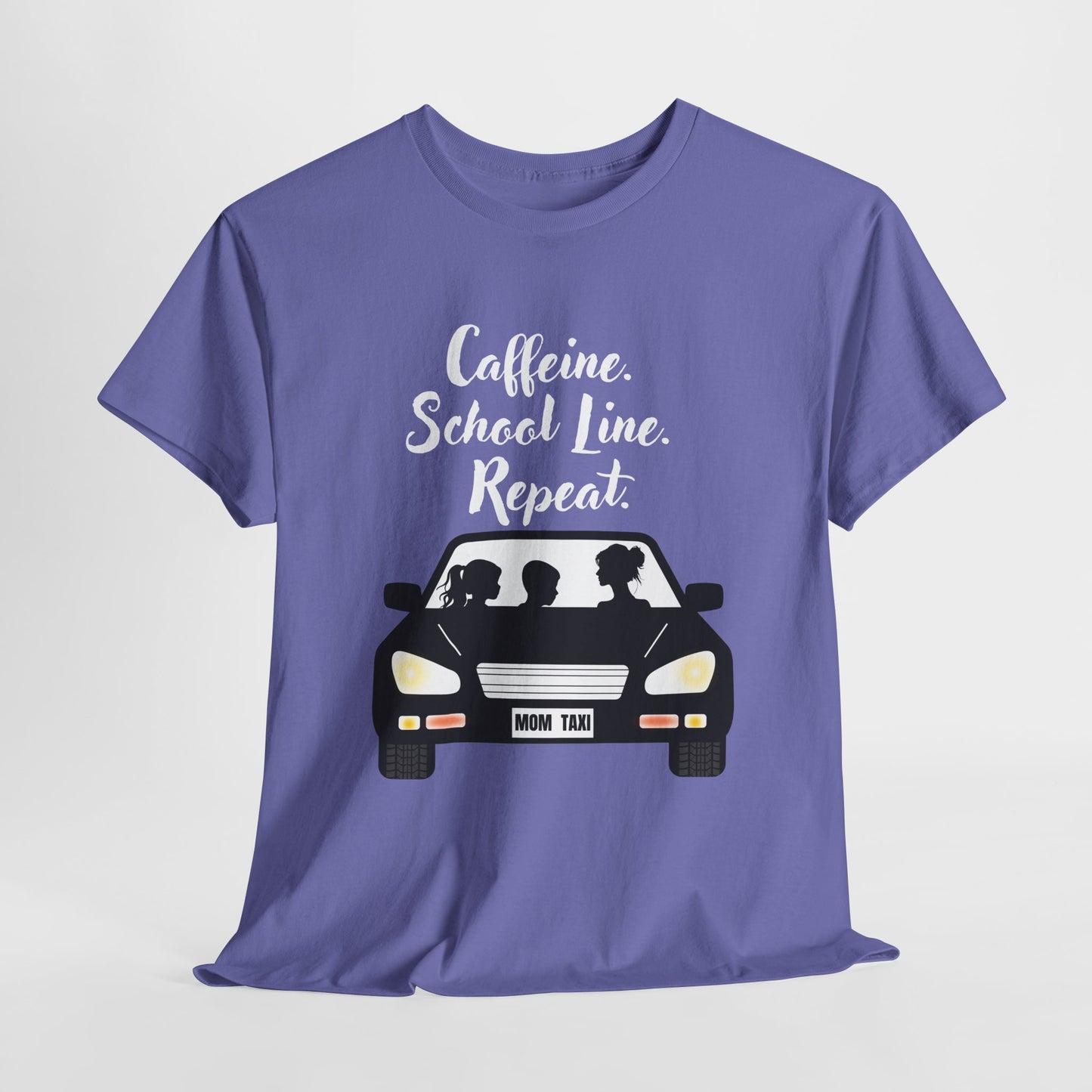 Retro Car Ride Unisex Heavy Cotton Tee - Fun Adventure Graphic Tee