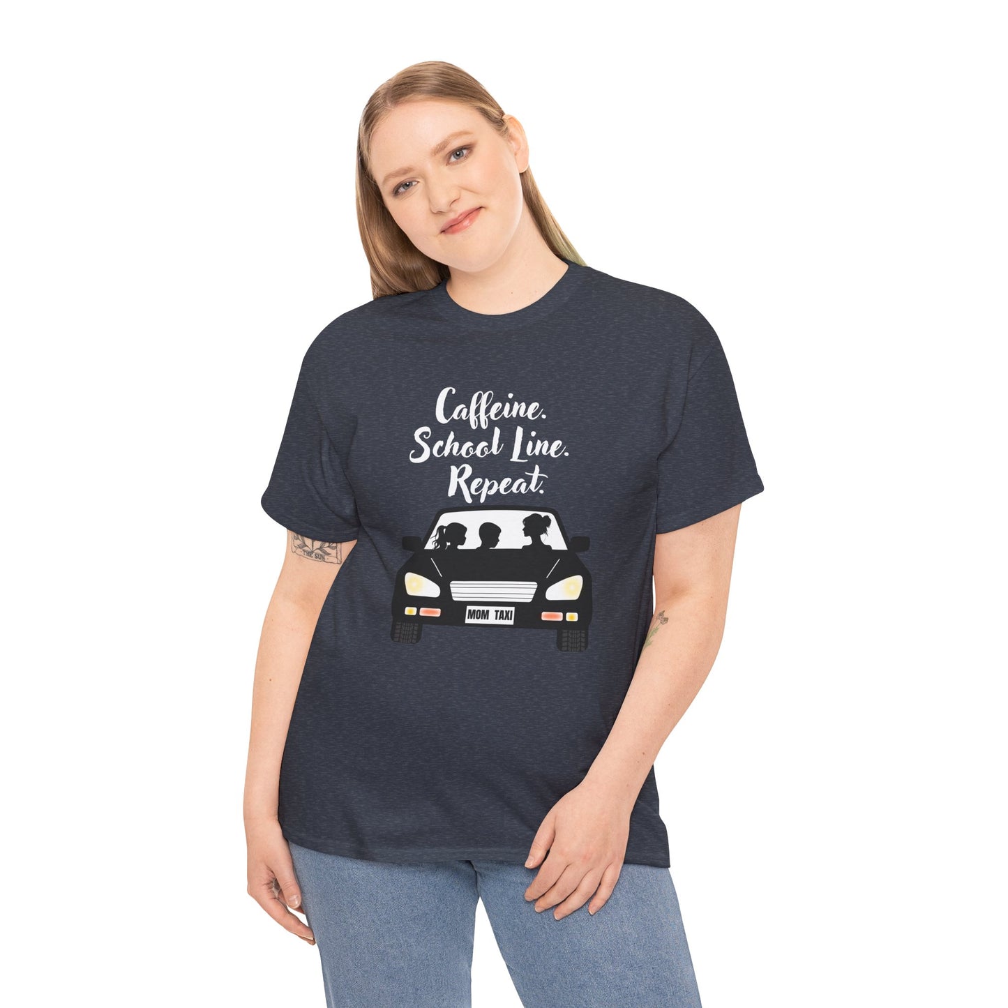 Retro Car Ride Unisex Heavy Cotton Tee - Fun Adventure Graphic Tee