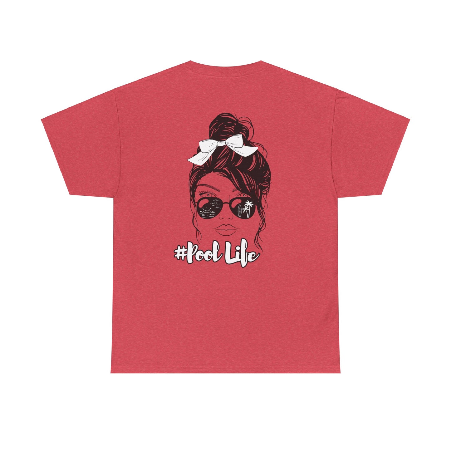 #Pool Life, Unisex Heavy Cotton Tee - Vibrant Summer Vibes