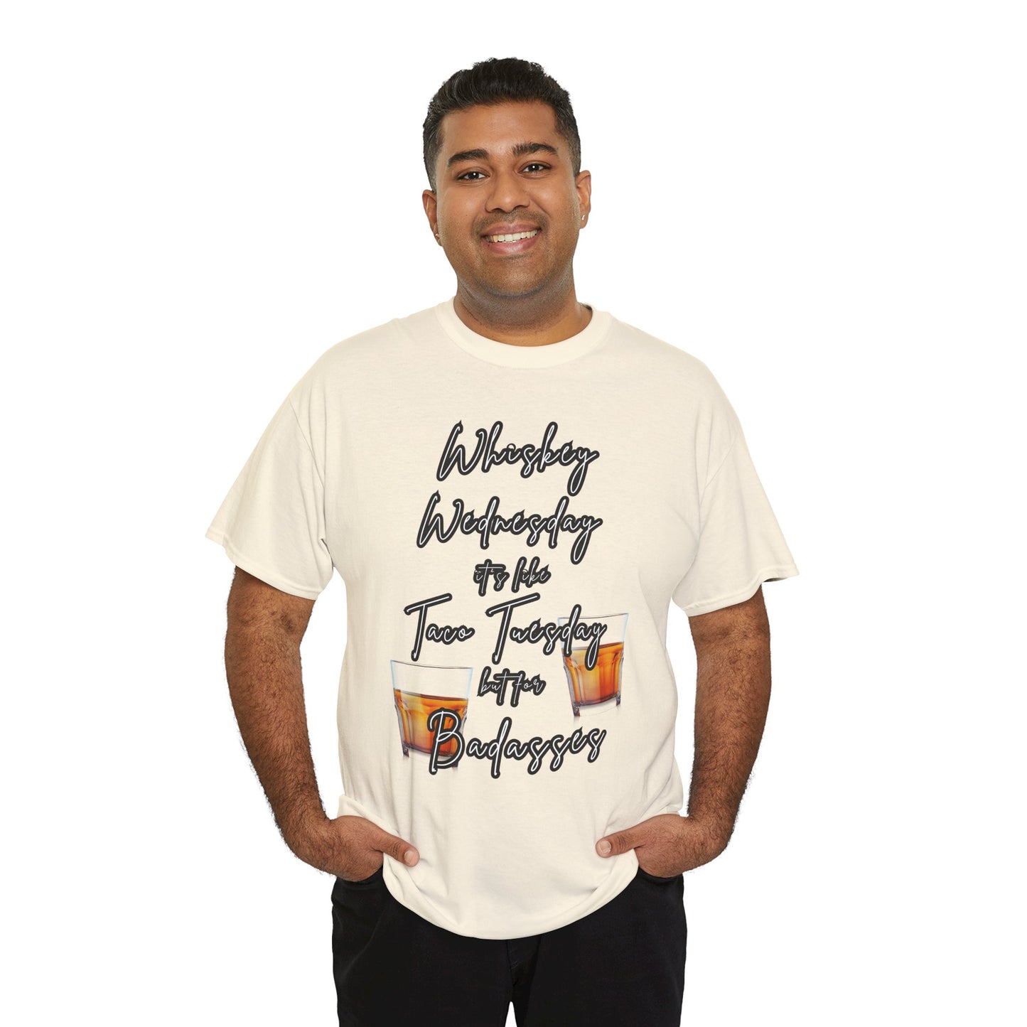 Whiskey Wednesday, Unisex Heavy Cotton Tee