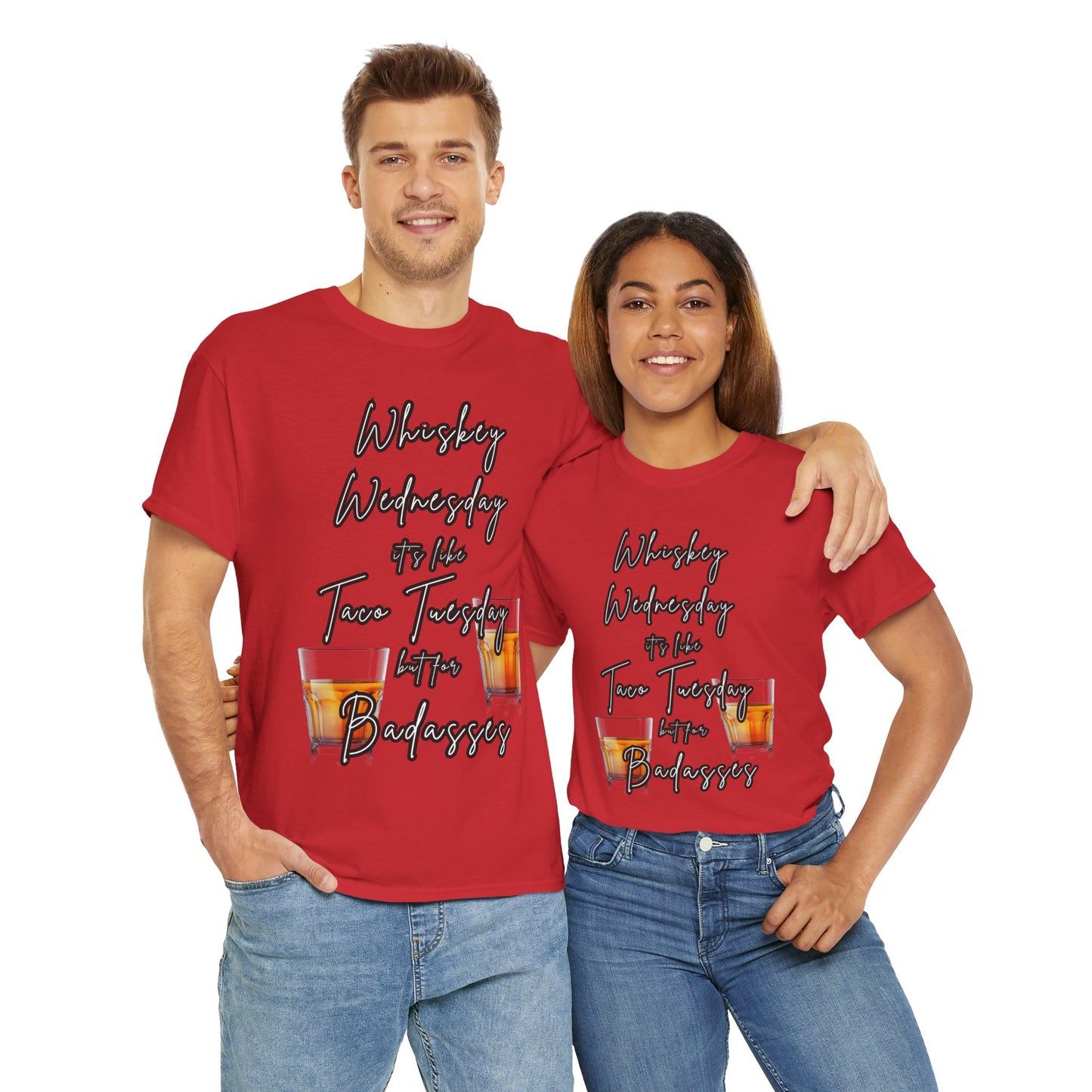 Whiskey Wednesday, Unisex Heavy Cotton Tee