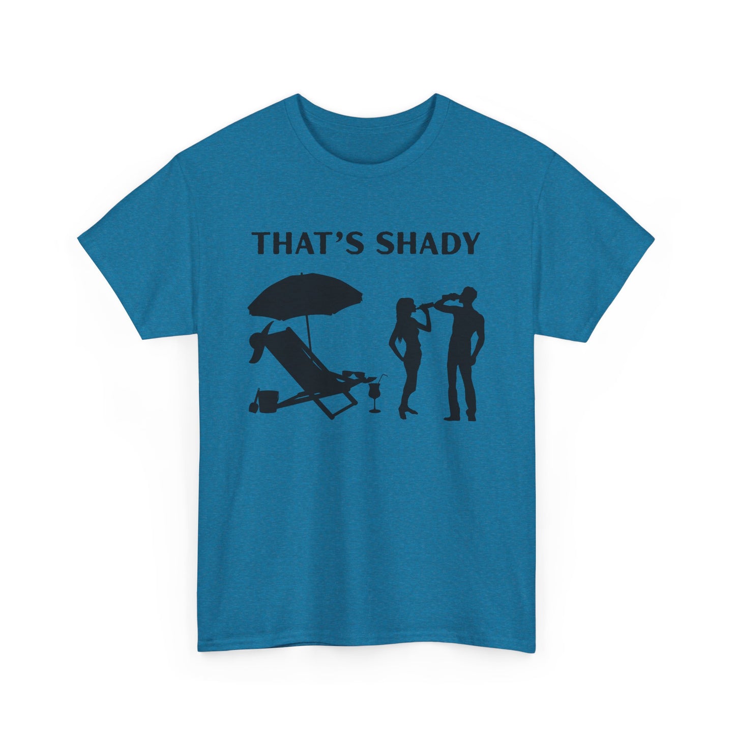 Funny Summer Tee, That's Shady Quote T-Shirt, Beach Dad Gift, Pool Party Outfits, Vacation Humor Tee, Unisex Cotton Shirt