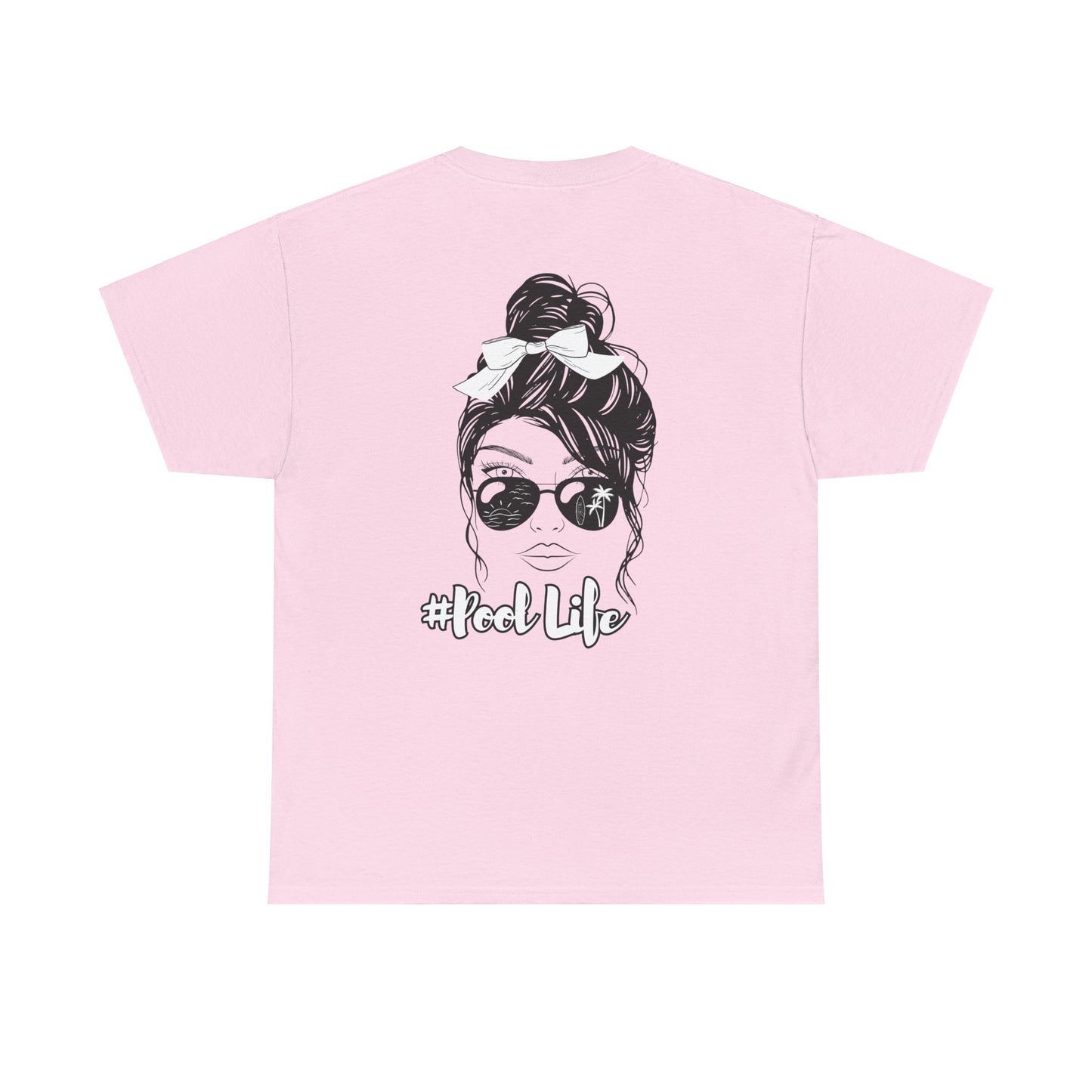 #Pool Life, Unisex Heavy Cotton Tee - Vibrant Summer Vibes
