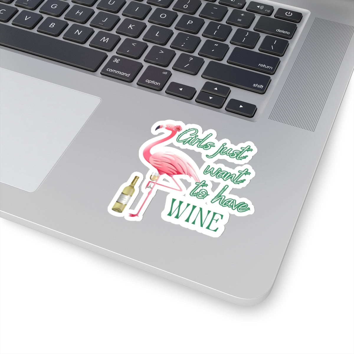 Girls just want to have Wine, Kiss-Cut Stickers