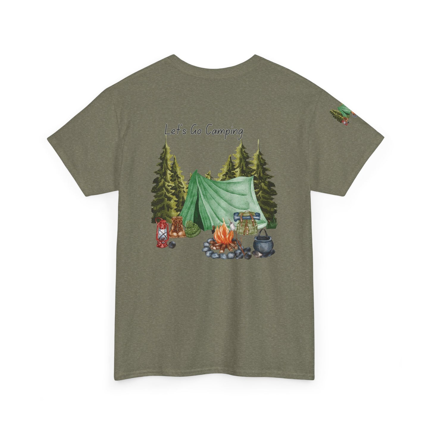 Fucking In Tents - Outdoor Adventure Camping Tee - Unisex Heavy Cotton Shirt with Nature Design