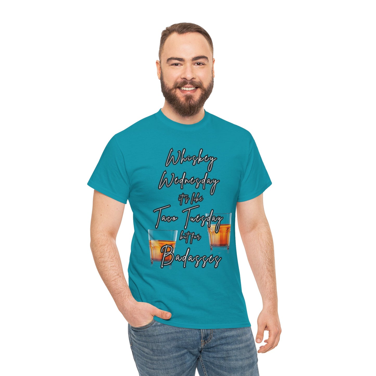 Whiskey Wednesday, Unisex Heavy Cotton Tee