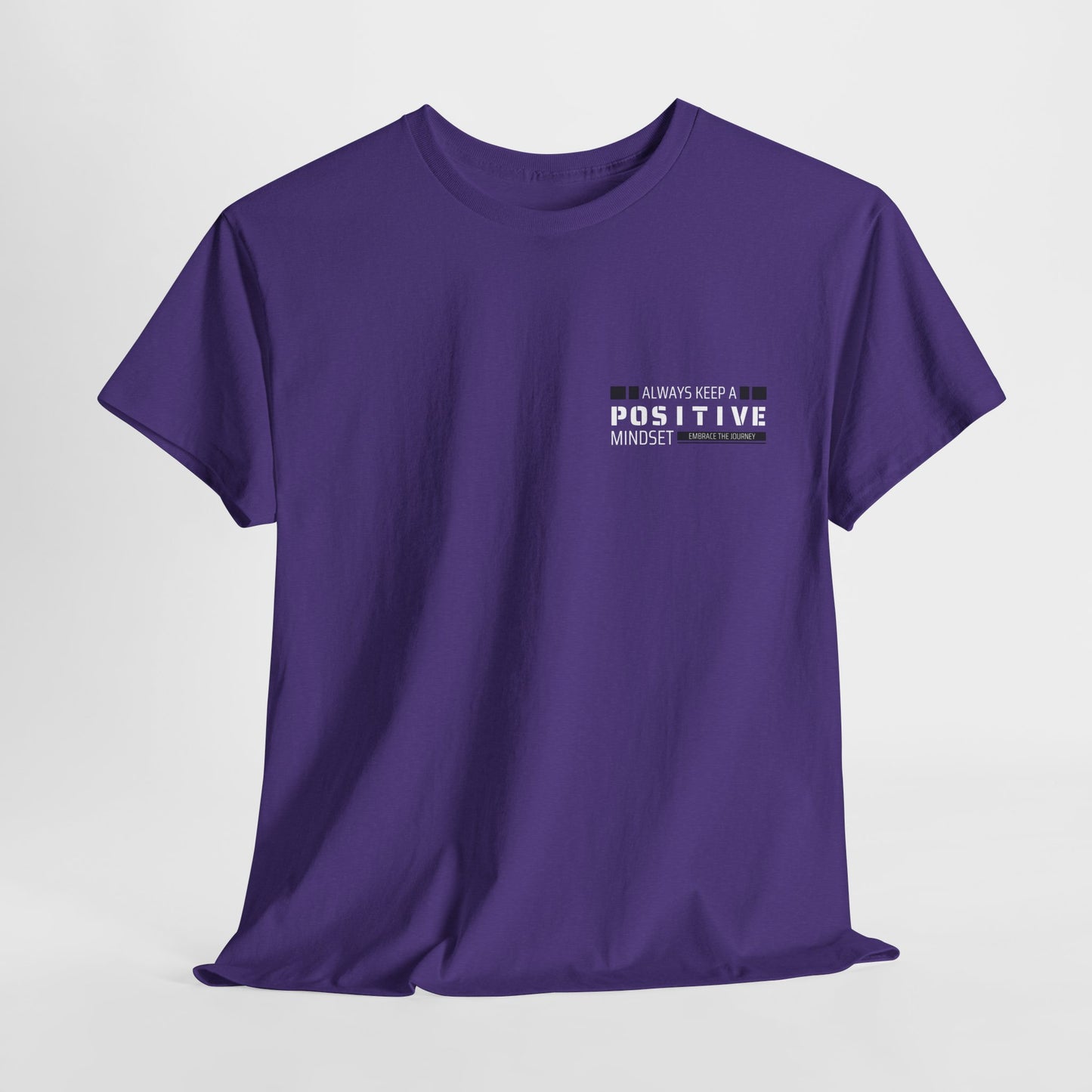 Positive Mindset Unisex Heavy Cotton Tee - Inspiring Daily Wear