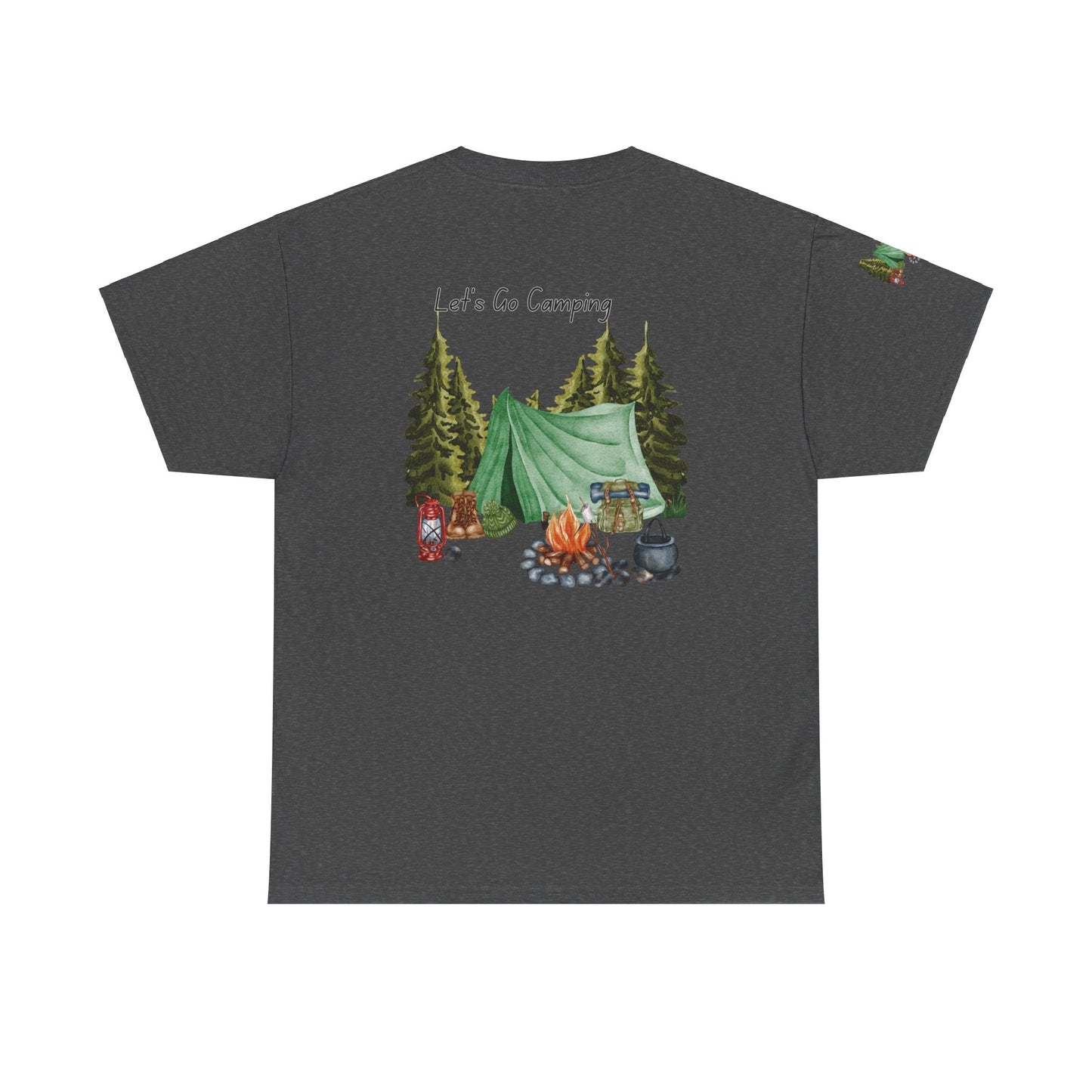 Fucking In Tents - Outdoor Adventure Camping Tee - Unisex Heavy Cotton Shirt with Nature Design
