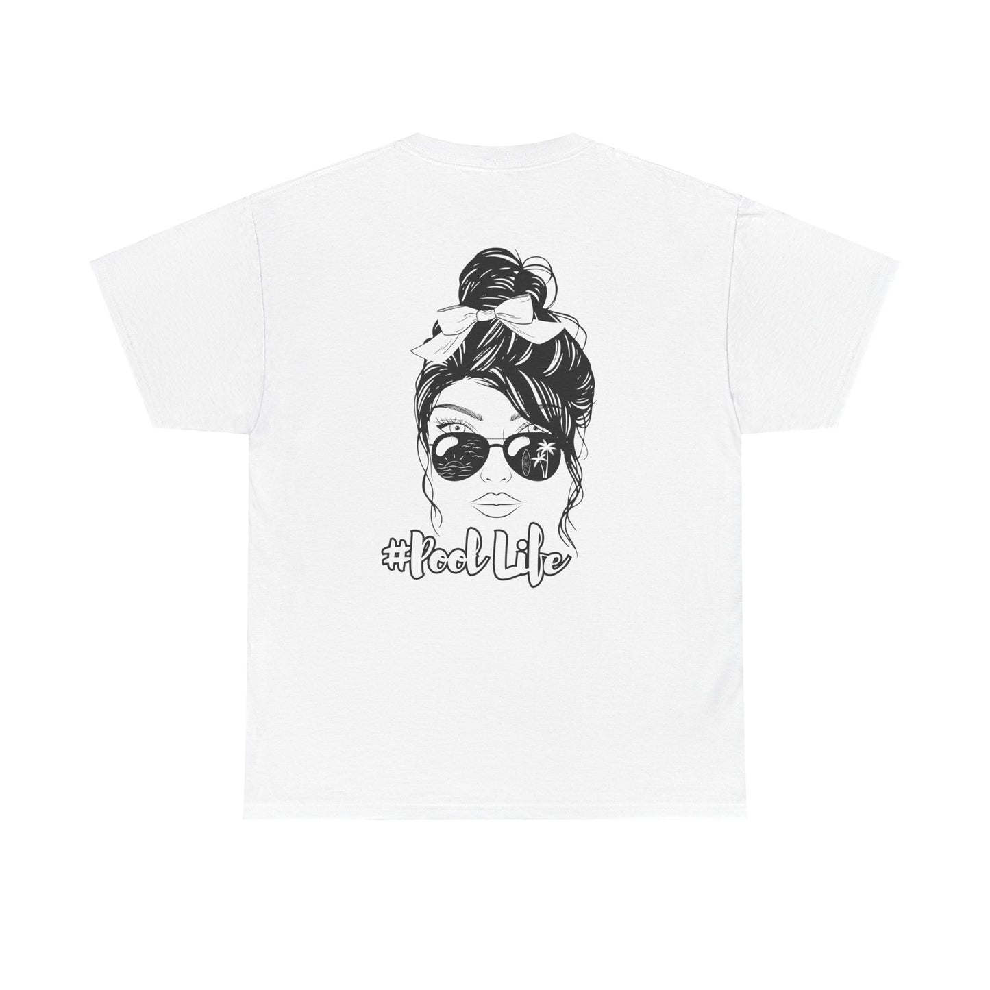#Pool Life, Unisex Heavy Cotton Tee - Vibrant Summer Vibes