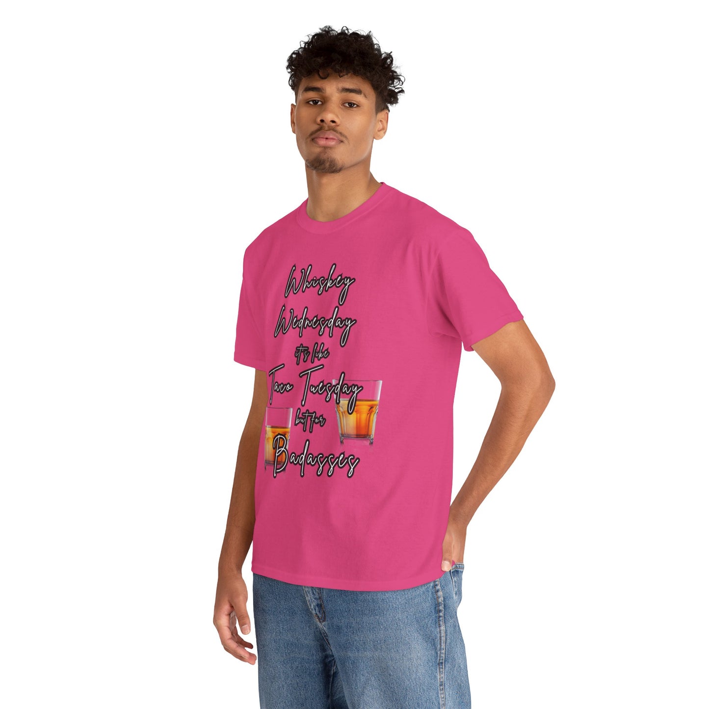 Whiskey Wednesday, Unisex Heavy Cotton Tee