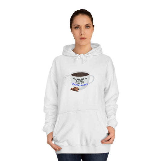 Caffeine Lover Hoodie - Unisex College Hoodie