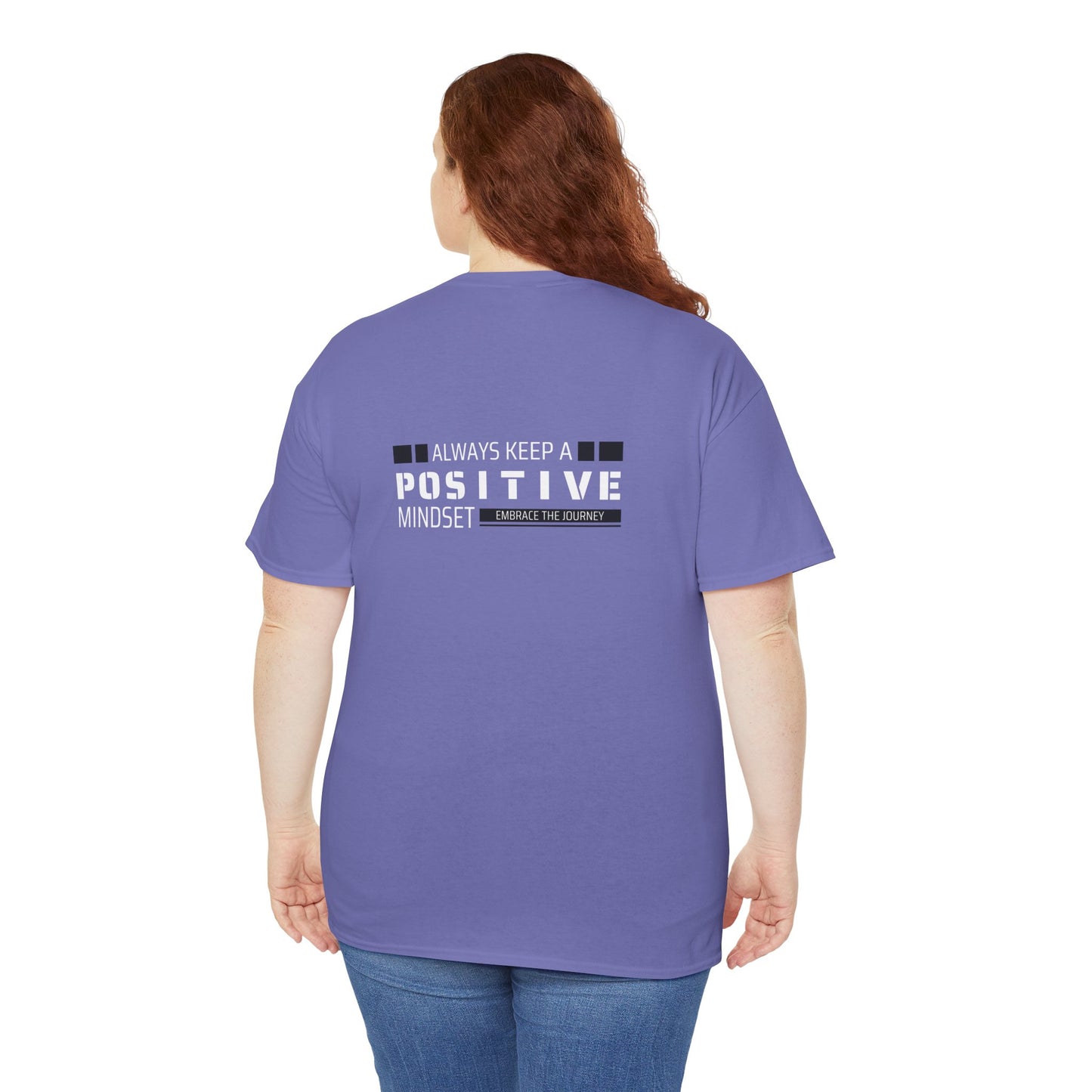 Positive Mindset Unisex Heavy Cotton Tee - Inspiring Daily Wear